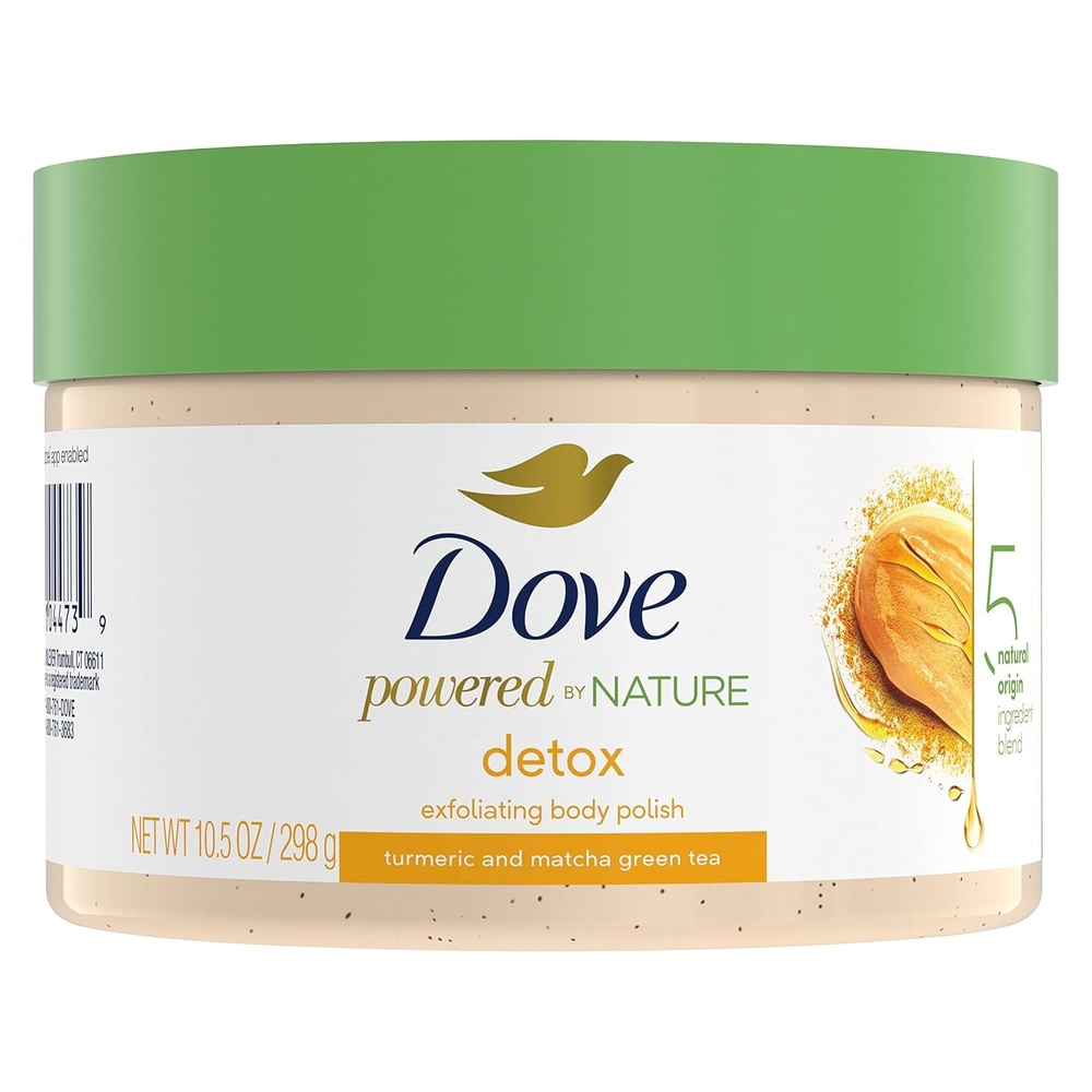 image:imageDove Powered By Nature Exfoliating Body Polish Detox With 5 Natural Origin Ingredient Blend For Skin Care 105 oz