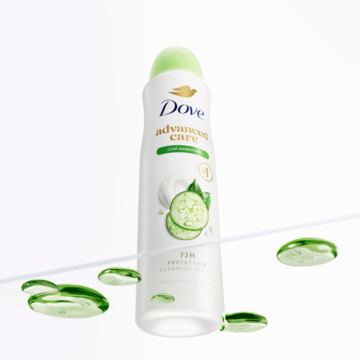 image:imageDove Advanced Care Antiperspirant Deodorant Spray Cool Essentials 38oz 4PK38 Ounce Pack of 1