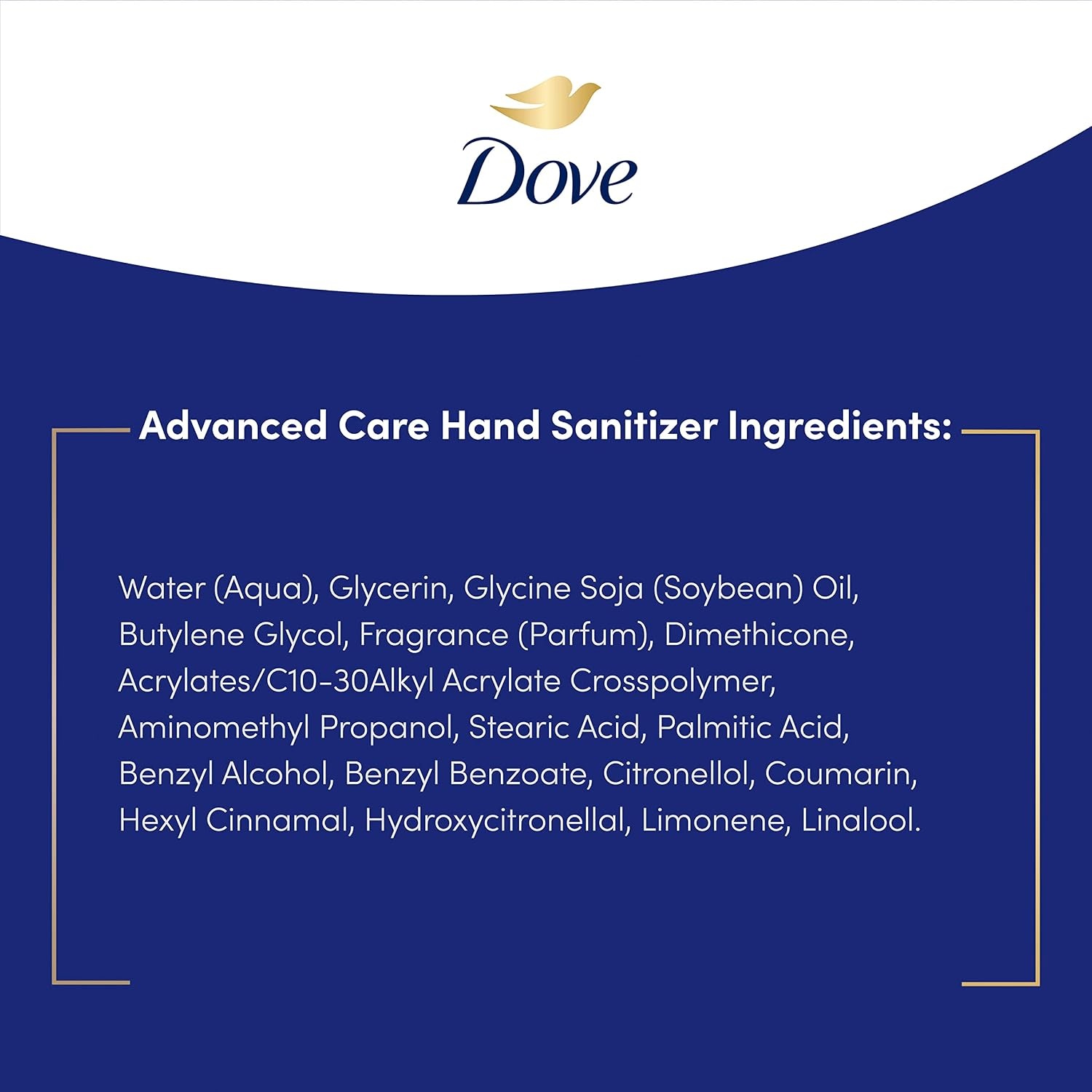 image:imageDove Advanced Care Hand Sanitizer Deep Moisture Pack of 4 for Soft Smooth Skin 9999 Effective Against Many Germs 8 oz