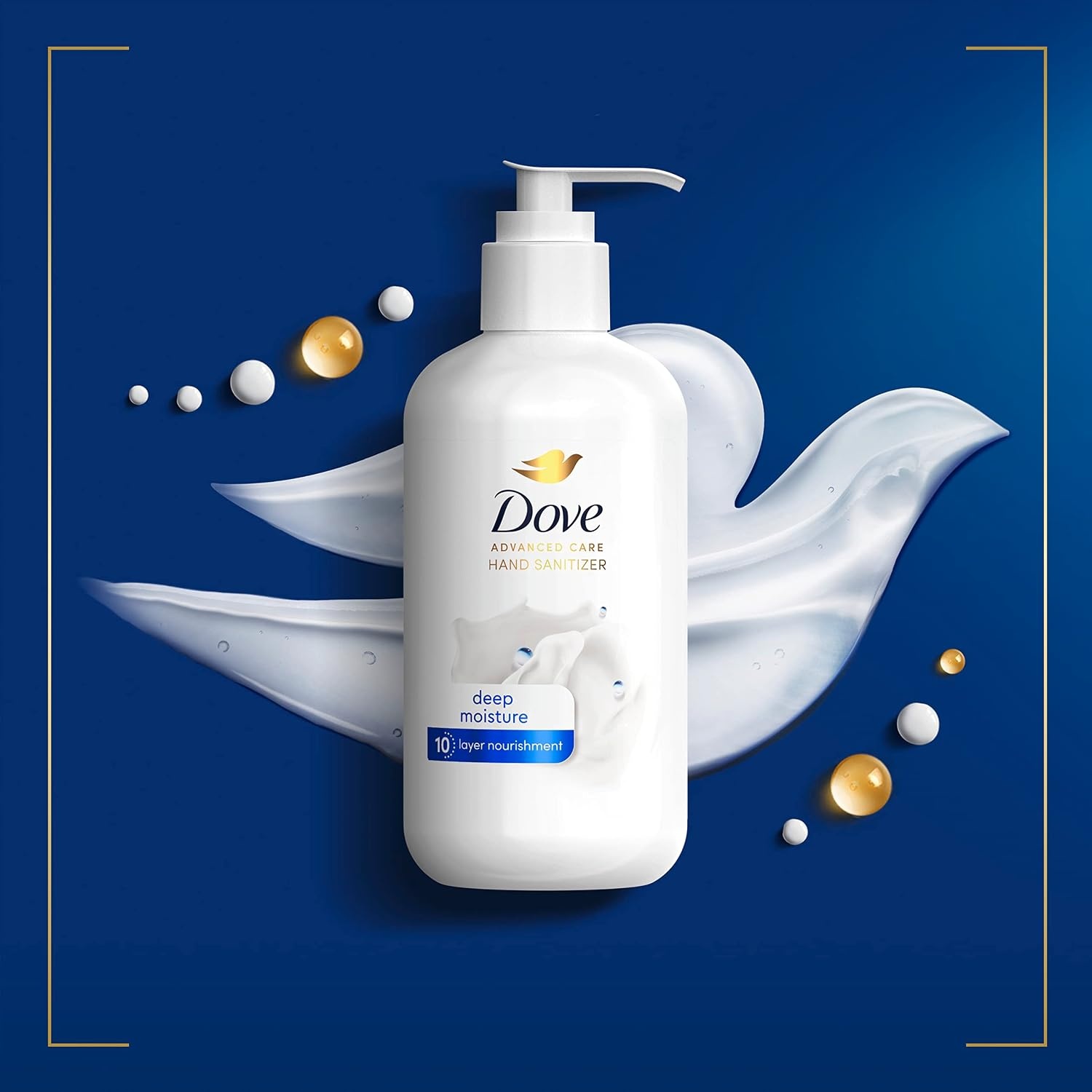 image:imageDove Advanced Care Hand Sanitizer Deep Moisture Pack of 4 for Soft Smooth Skin 9999 Effective Against Many Germs 8 oz