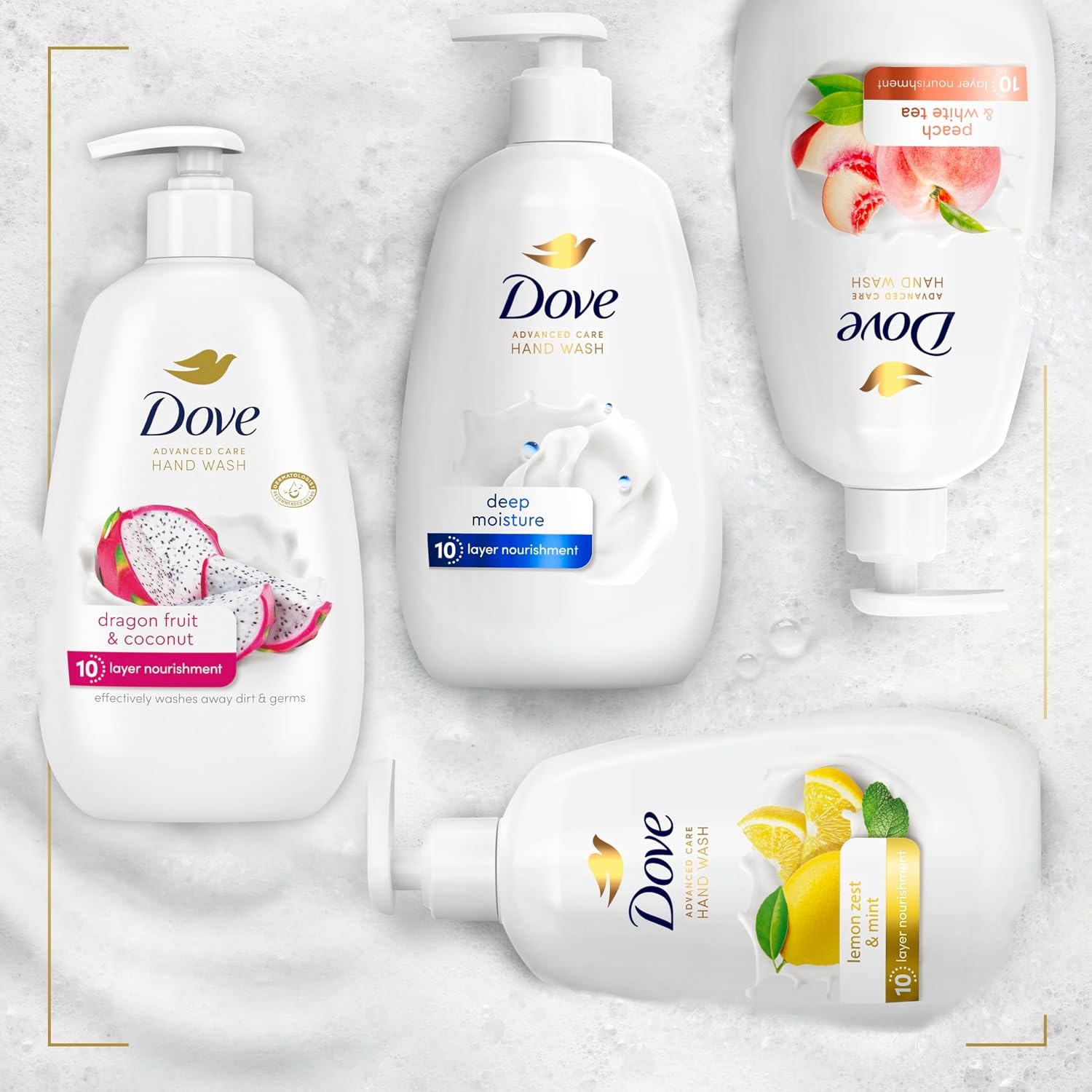 image:imageDove Advanced Care Hand Wash 4 Count Dragonfruit amp Coconut