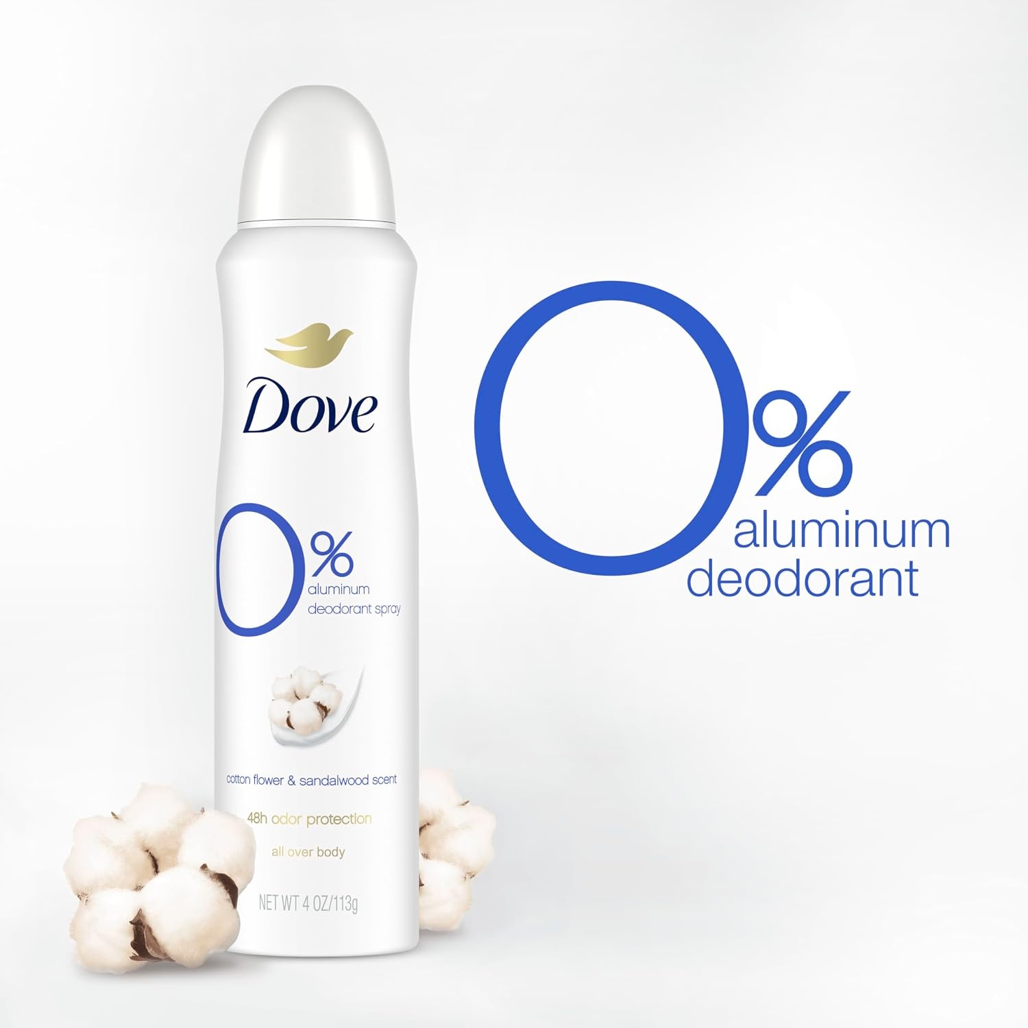 image:imageDove Aluminum Free Deodorant Spray Coconut and Pink Jasmine 3PK 4ozCotton Flower and Sandalwood