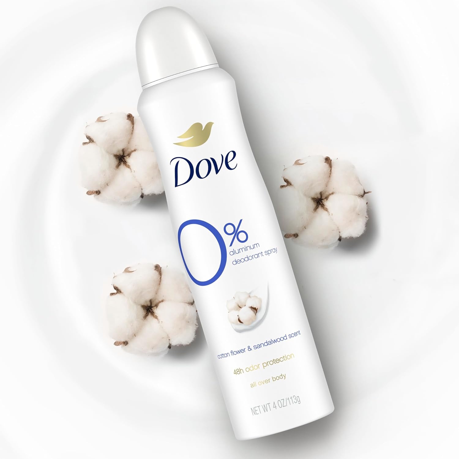 image:imageDove Aluminum Free Deodorant Spray Coconut and Pink Jasmine 3PK 4ozCotton Flower and Sandalwood