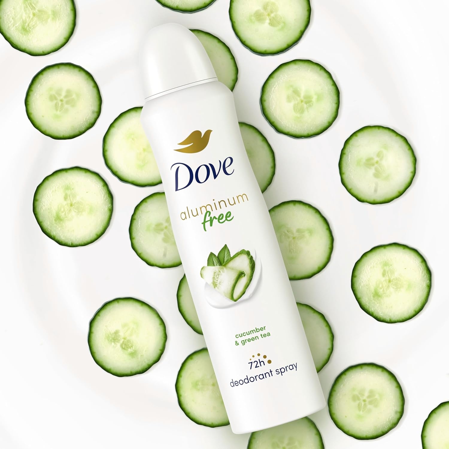image:imageDove Aluminum Free Deodorant Spray Coconut and Pink Jasmine 3PK 4ozCucumber and Green Tea
