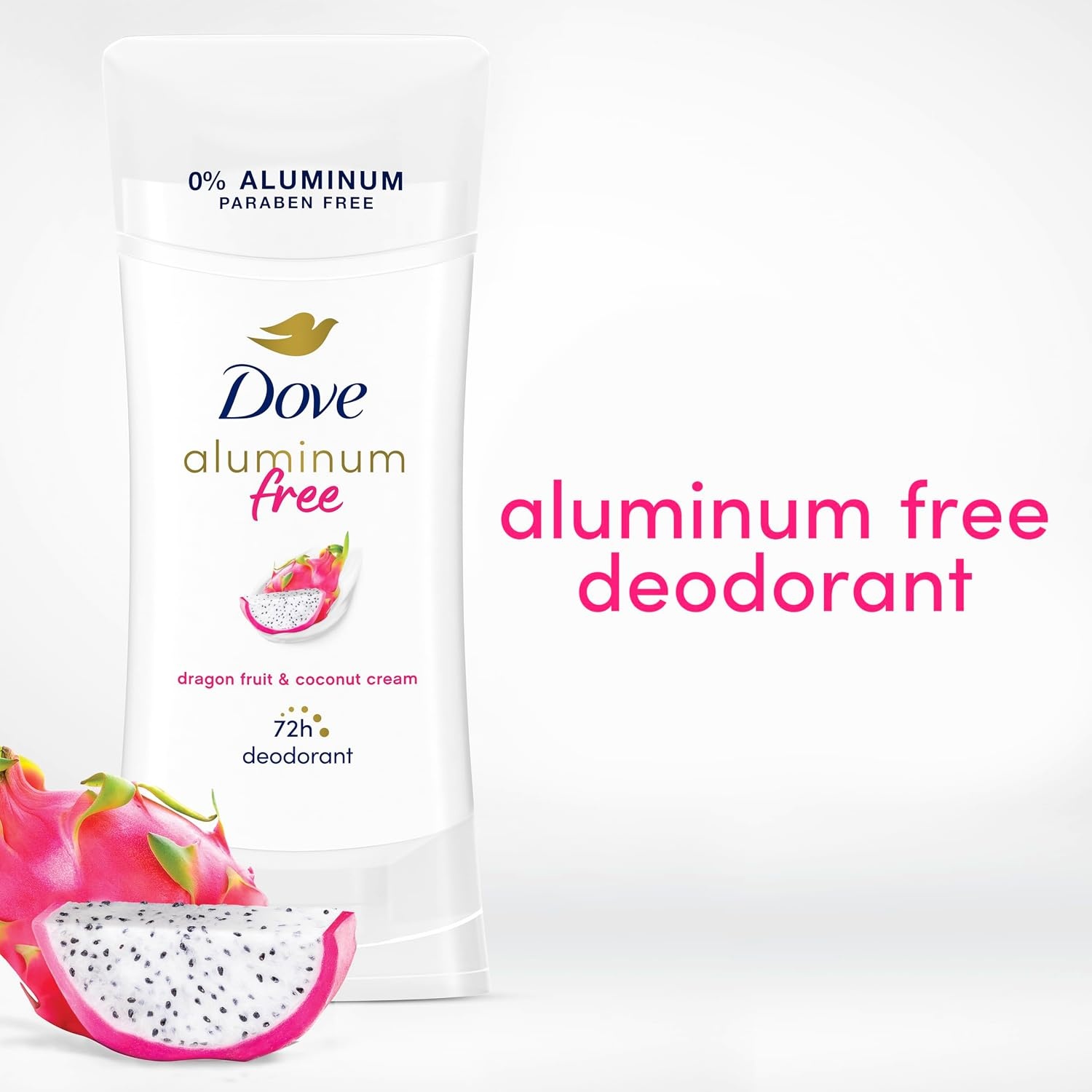 image:imageDove Aluminum Free Deodorant for Women 3 Count Sensitive 72 hour odor protection 26 ozDragonfruit