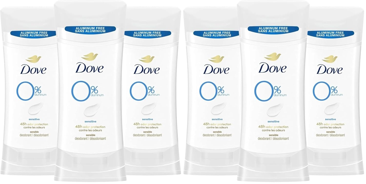 image:imageDove Aluminum Free Deodorant for Women 3 Count Sensitive 72 hour odor protection 26 ozSensitive