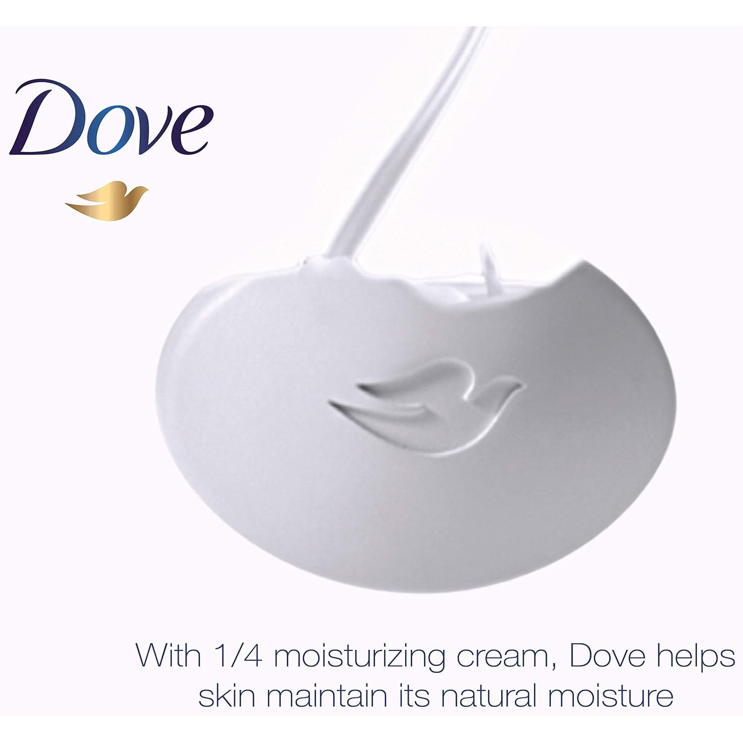 image:imageDove Beauty Bar More Moisturizing Than Bar Soap Gentle Exfoliating With Mild Cleanser For Softer And Smoother Skin 375 oz Pack of 14Gentle
