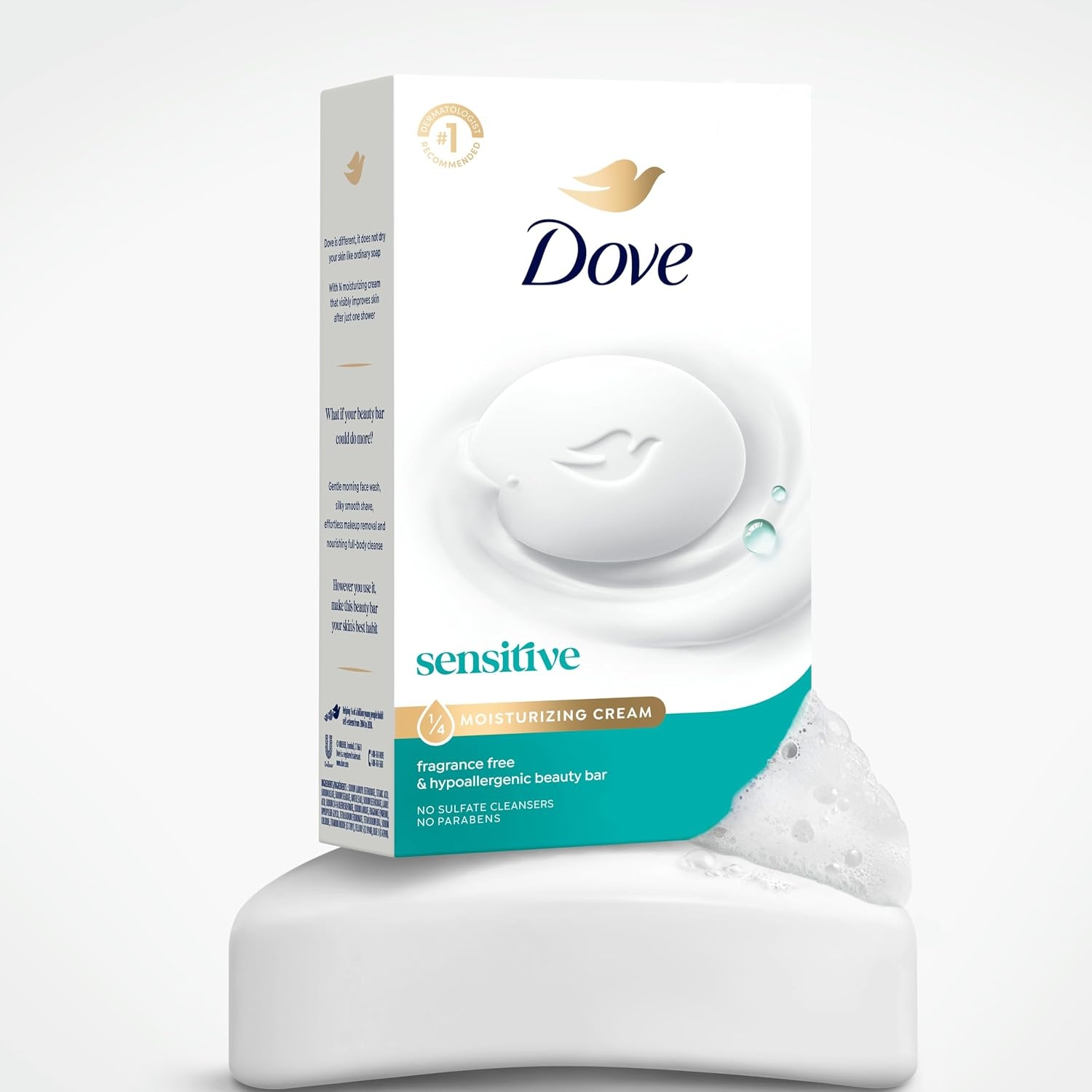 image:imageDove Beauty Bar Soap Sensitive 375 oz 6 Bars375 Ounce Pack of 6