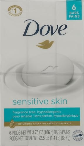 image:imageDove Beauty Bar Soap Sensitive 375 oz 6 Bars375 Ounce Pack of 72