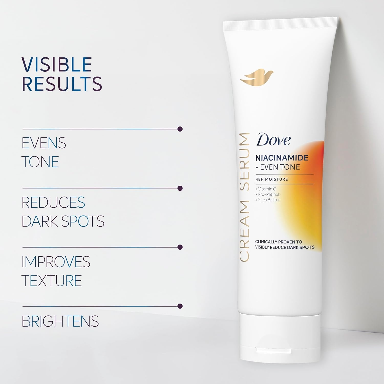 image:imageDove Body Cream Serum Niacinamide Even Tone for Dark Spots 8oz