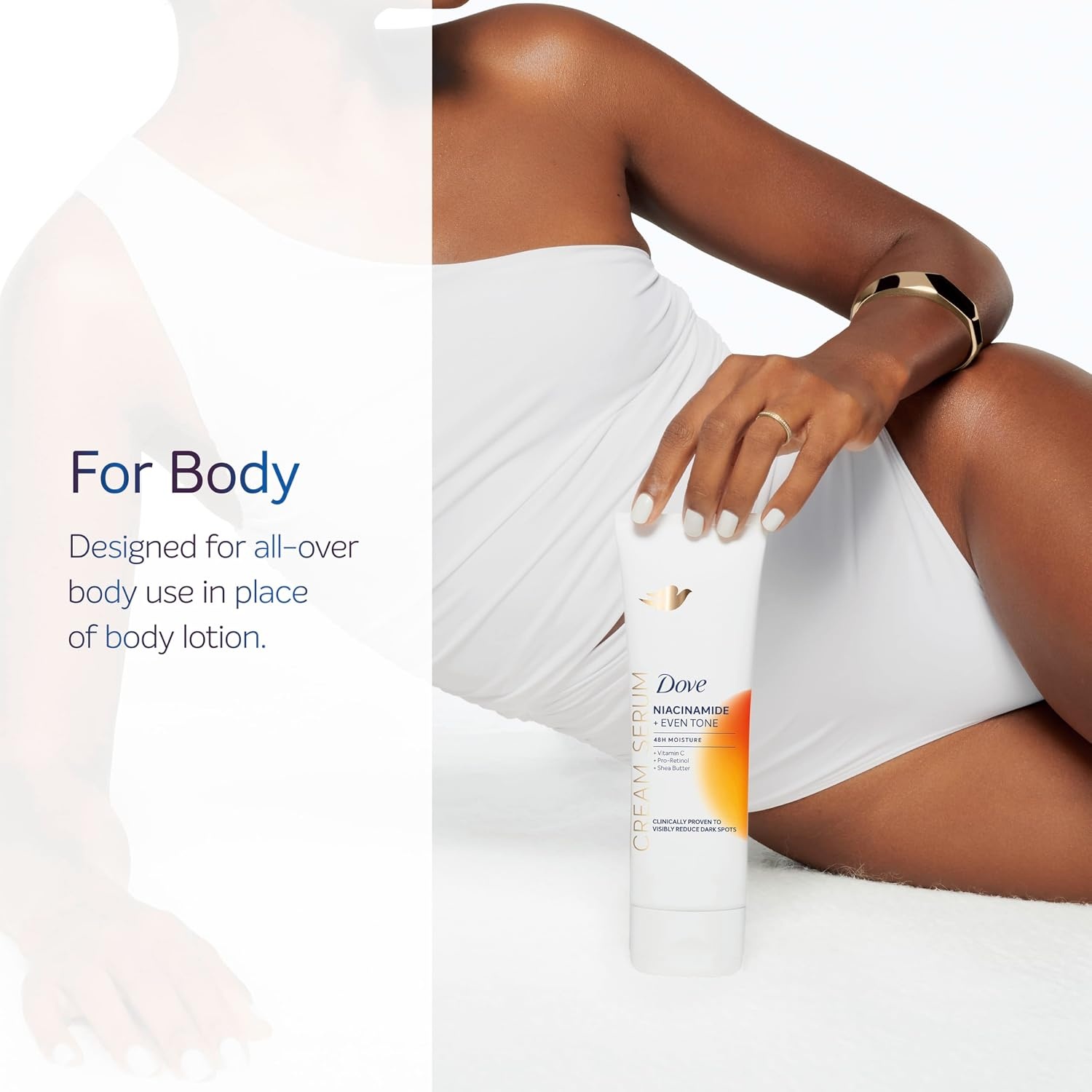 image:imageDove Body Cream Serum Niacinamide Even Tone for Dark Spots 8oz