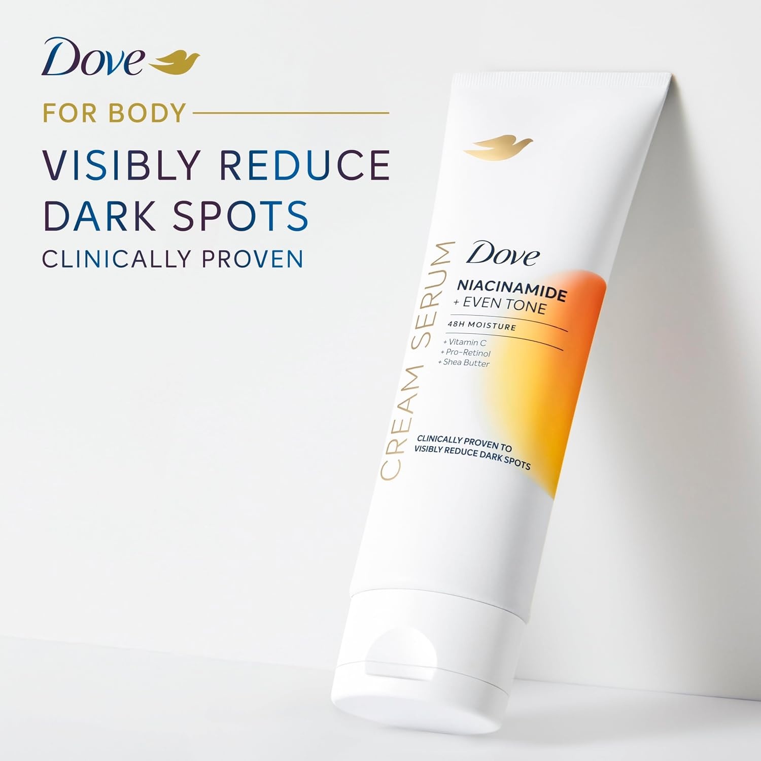 image:imageDove Body Cream Serum Niacinamide Even Tone for Dark Spots 8oz