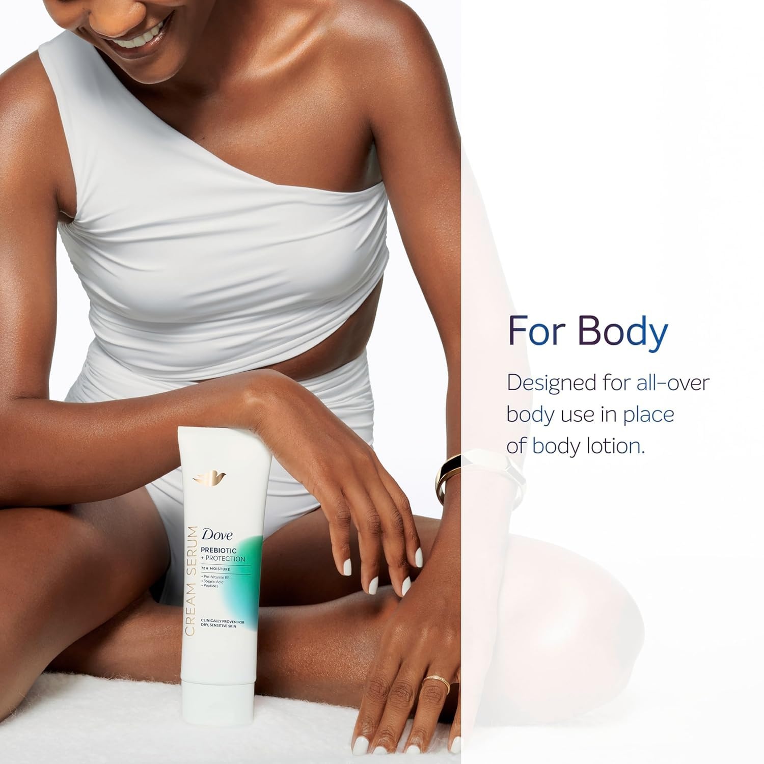 image:imageDove Body Cream Serum Prebiotic Protection for Dry Sensitive Skin 8oz