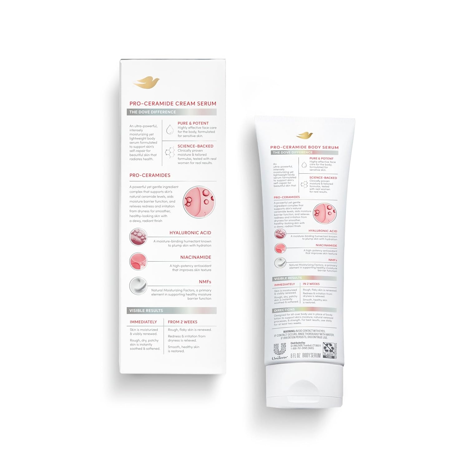 image:imageDove Body Cream Serum ProCeramide Repair for Dry Skin 8oz