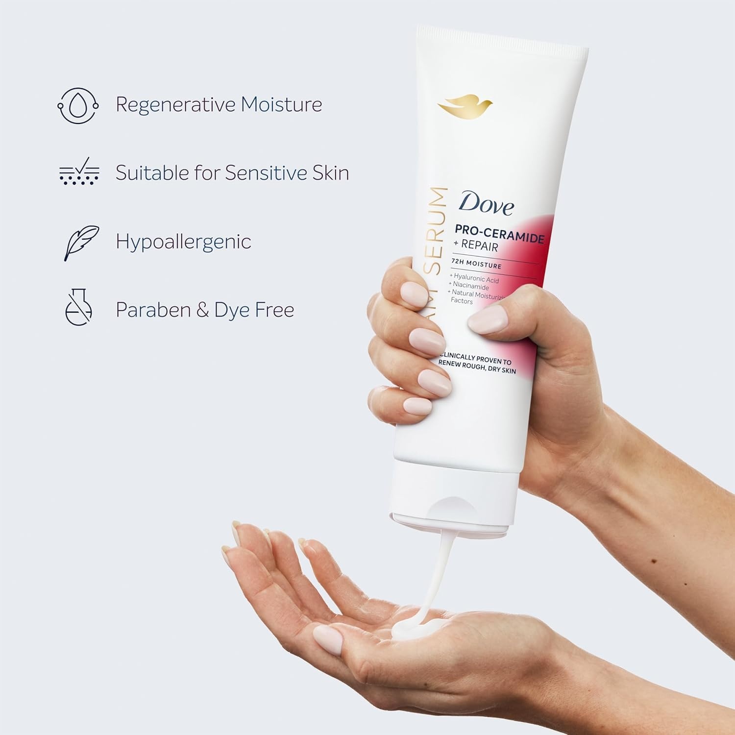 image:imageDove Body Cream Serum ProCeramide Repair for Dry Skin 8oz