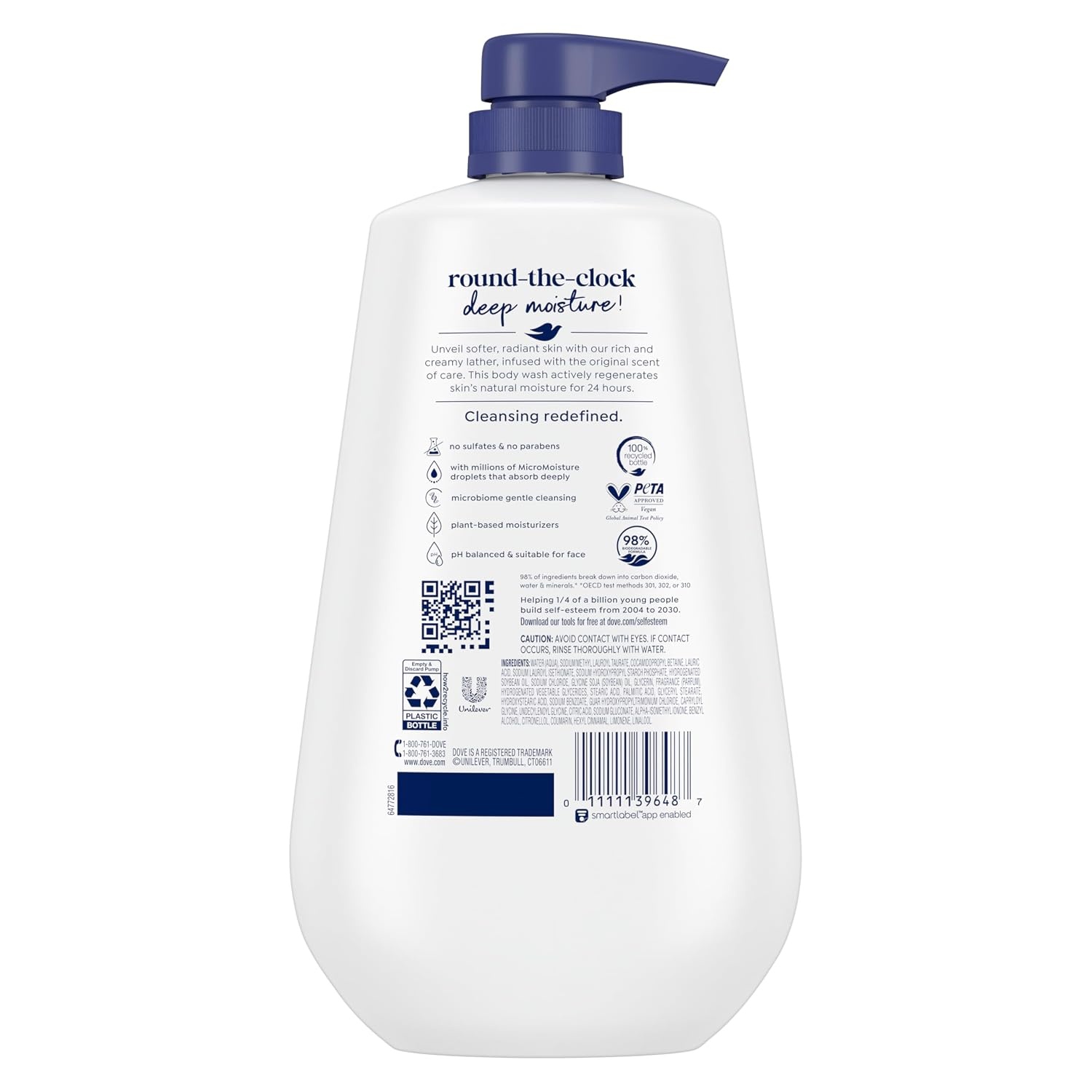 image:imageDove Body Wash Body Wash Deep Moisture 306 oz Pump Sulfate FreeFragranced