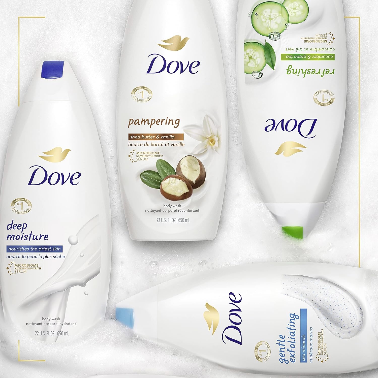 image:imageDove Body Wash Deeply Nourishing Value Size 3Pack Moisturizing Shower Soap Liquid for Softer Smoother Skin 338 Oz Ea22 Fl Oz Pack of 3