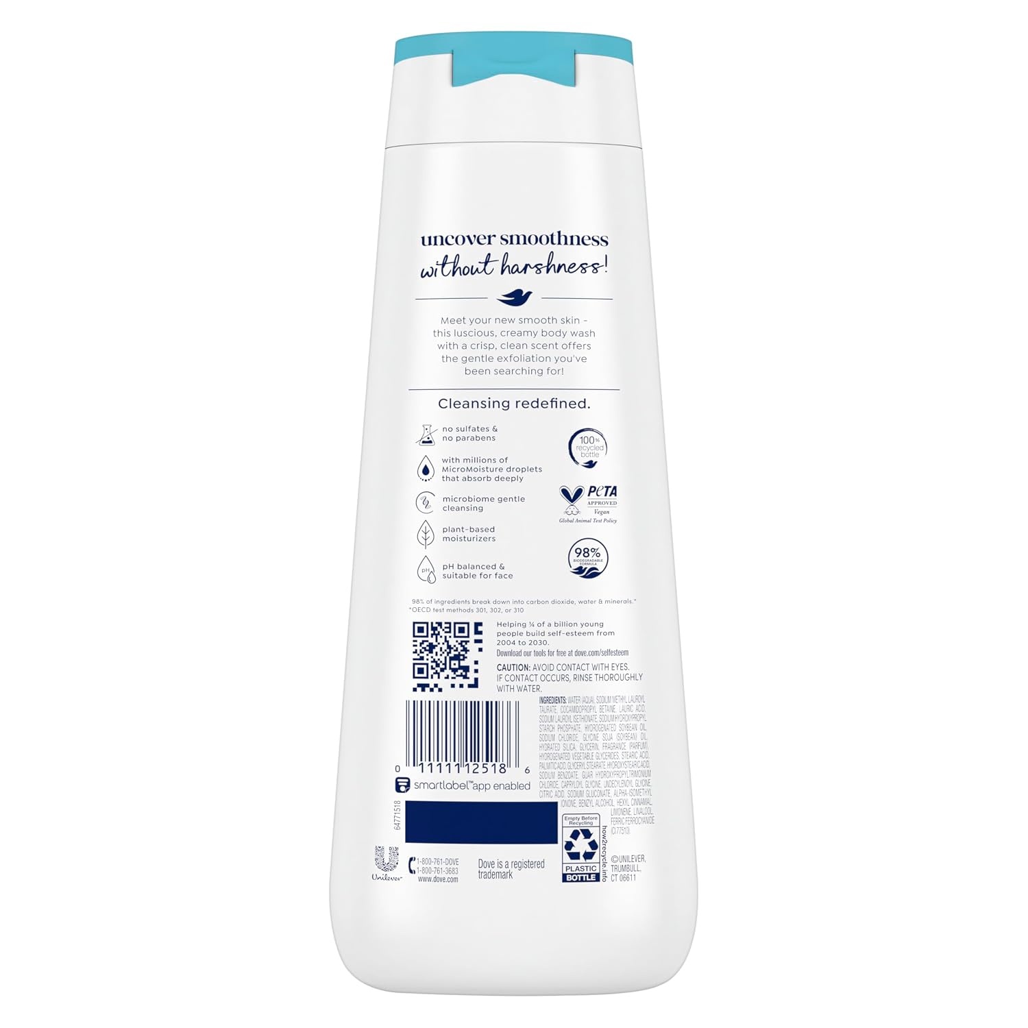 image:imageDove Body Wash Hydrate 4Pack Moisturizing Cleanser for Smooth Soft Skin 2536 Fl Oz EaCucumber Green Tea