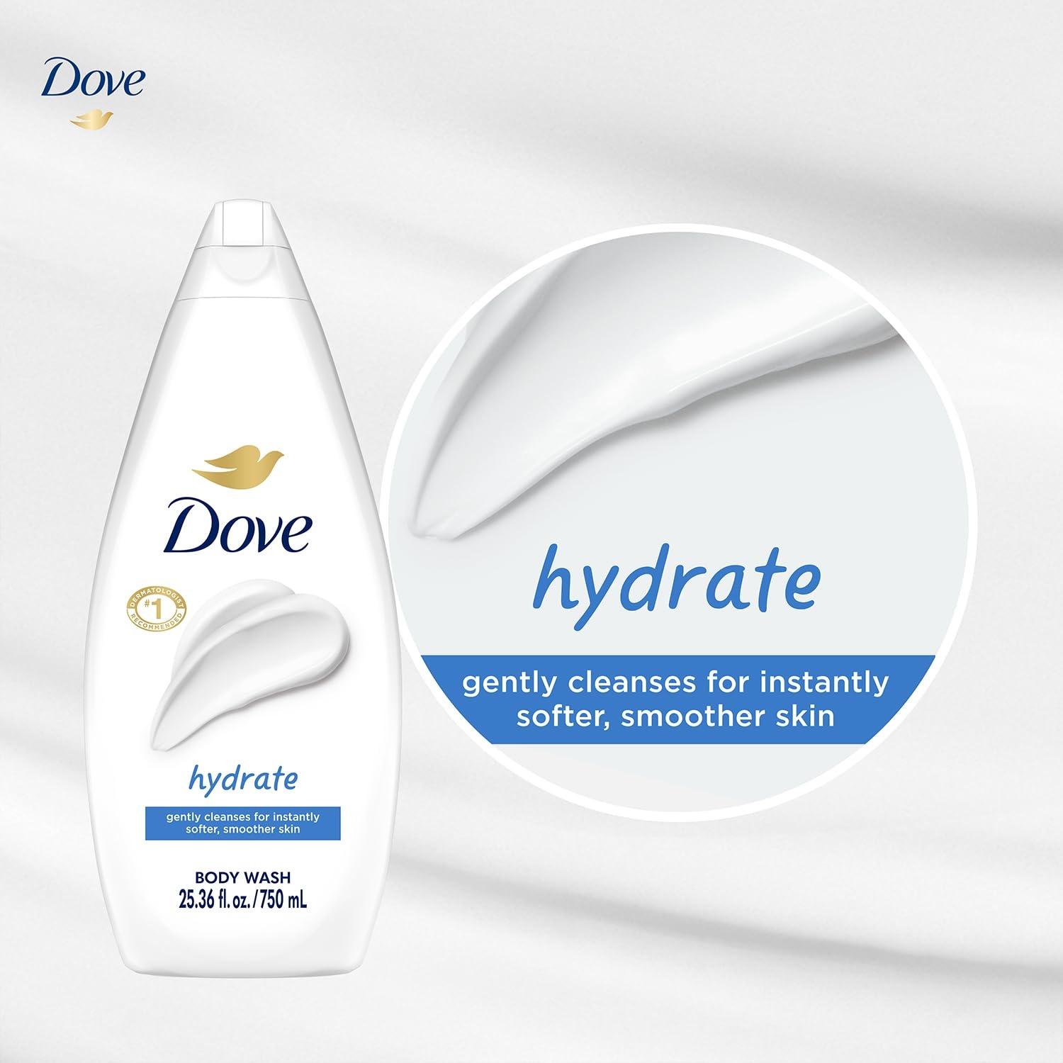 image:imageDove Body Wash Hydrate 4Pack Moisturizing Cleanser for Smooth Soft Skin 2536 Fl Oz EaUnscented
