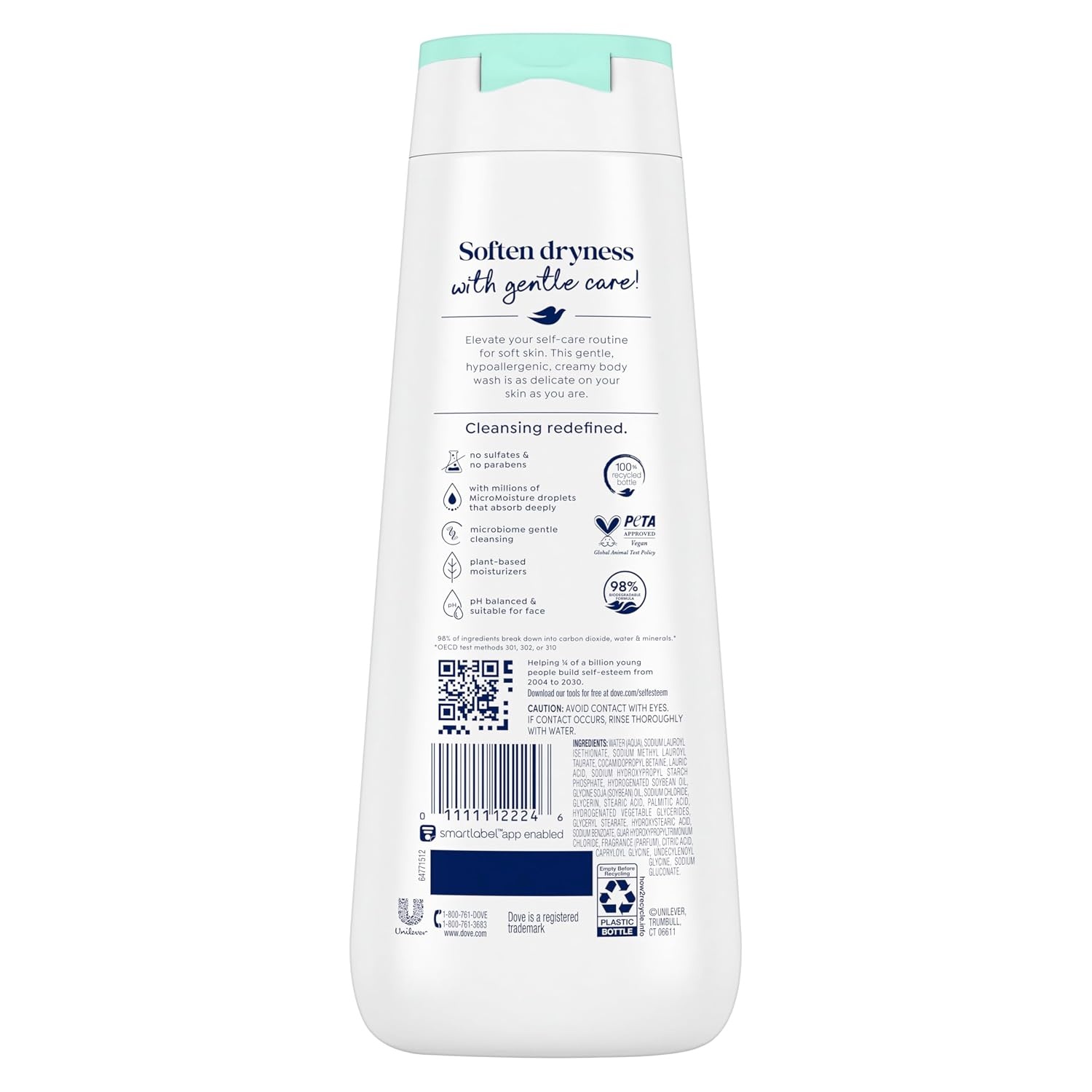 image:imageDove Body Wash Sensitive Skin 306 oz Pump 3 Pack Sulfate FreeFragranced