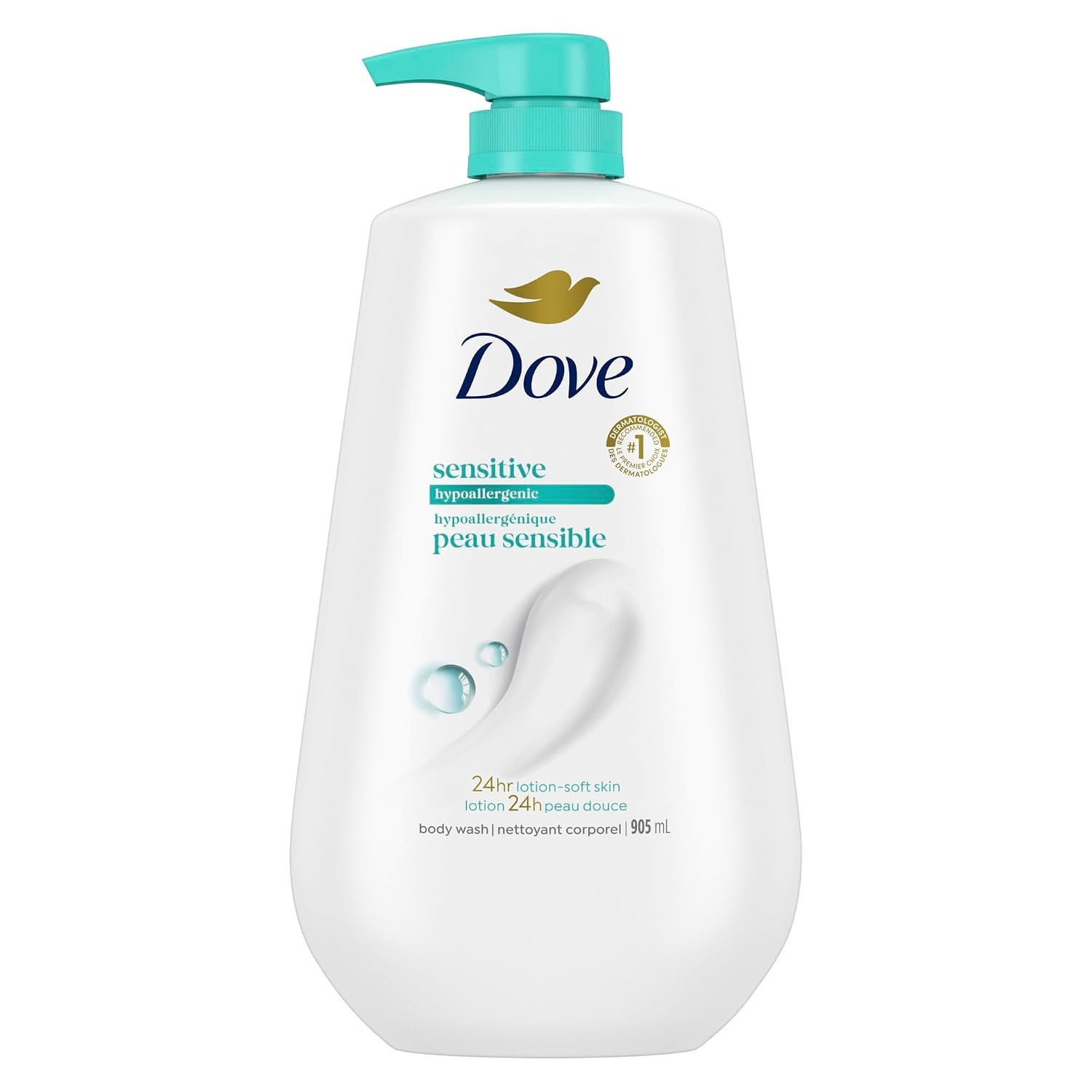 image:imageDove Body Wash Sensitive Skin 306 oz Pump 3 Pack Sulfate FreeUnscented