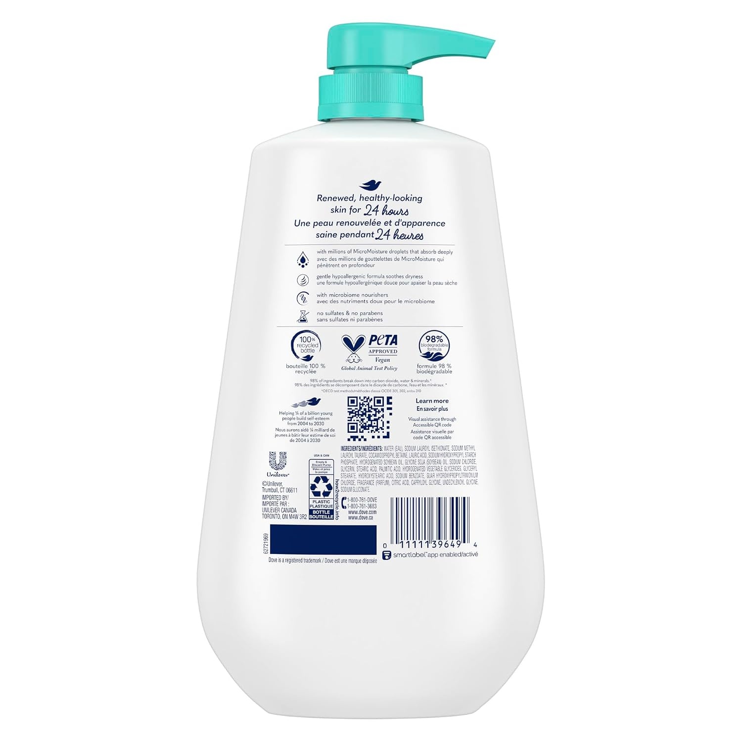 image:imageDove Body Wash Sensitive Skin 306 oz Pump 3 Pack Sulfate FreeUnscented