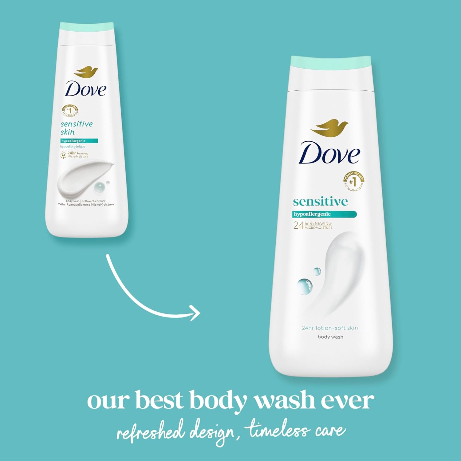 image:imageDove Body Wash Sensitive Skin 306 oz Pump 3 Pack Sulfate FreeUnscented