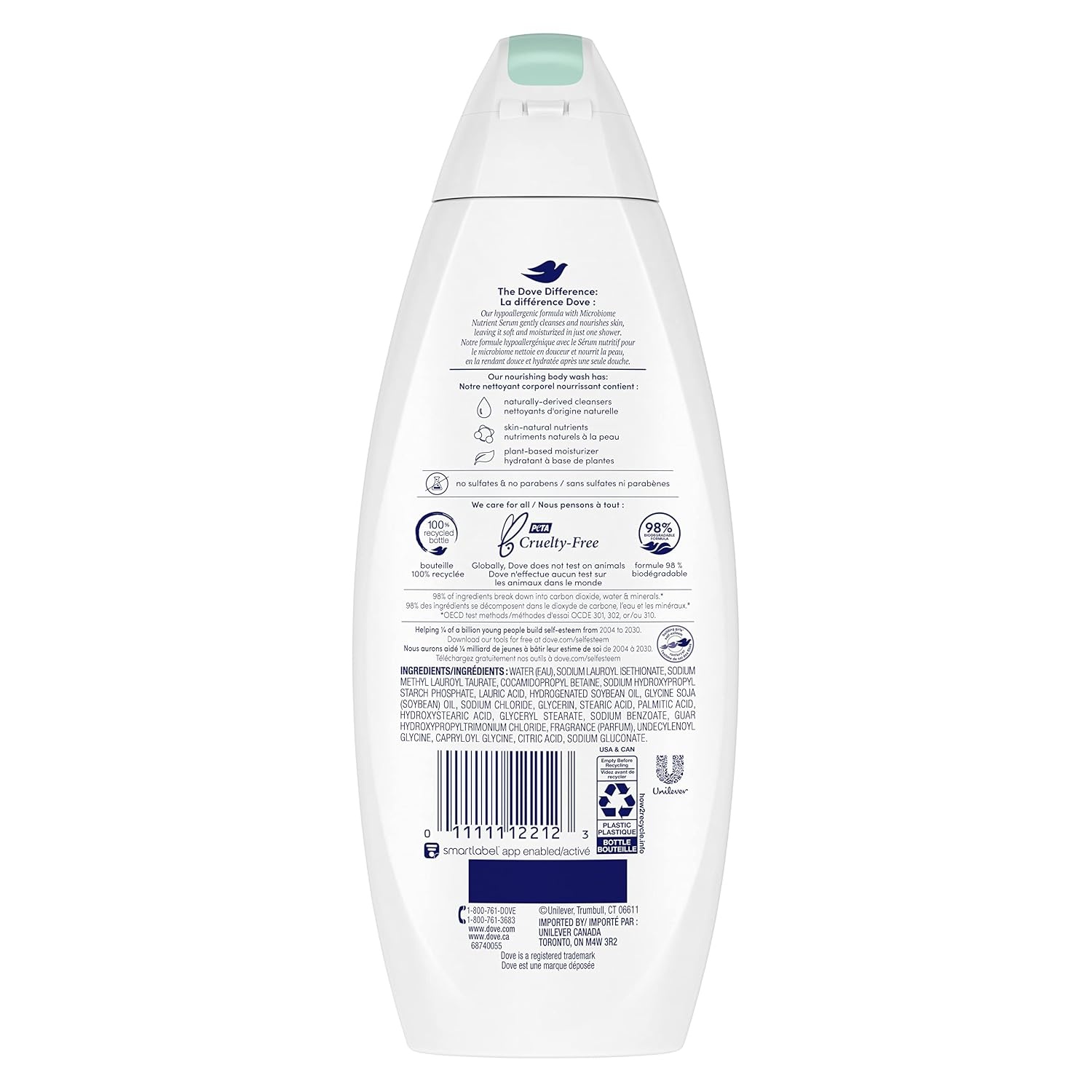 image:imageDove Body Wash Sensitive Skin 306 oz Pump 3 Pack Sulfate FreeUnscented