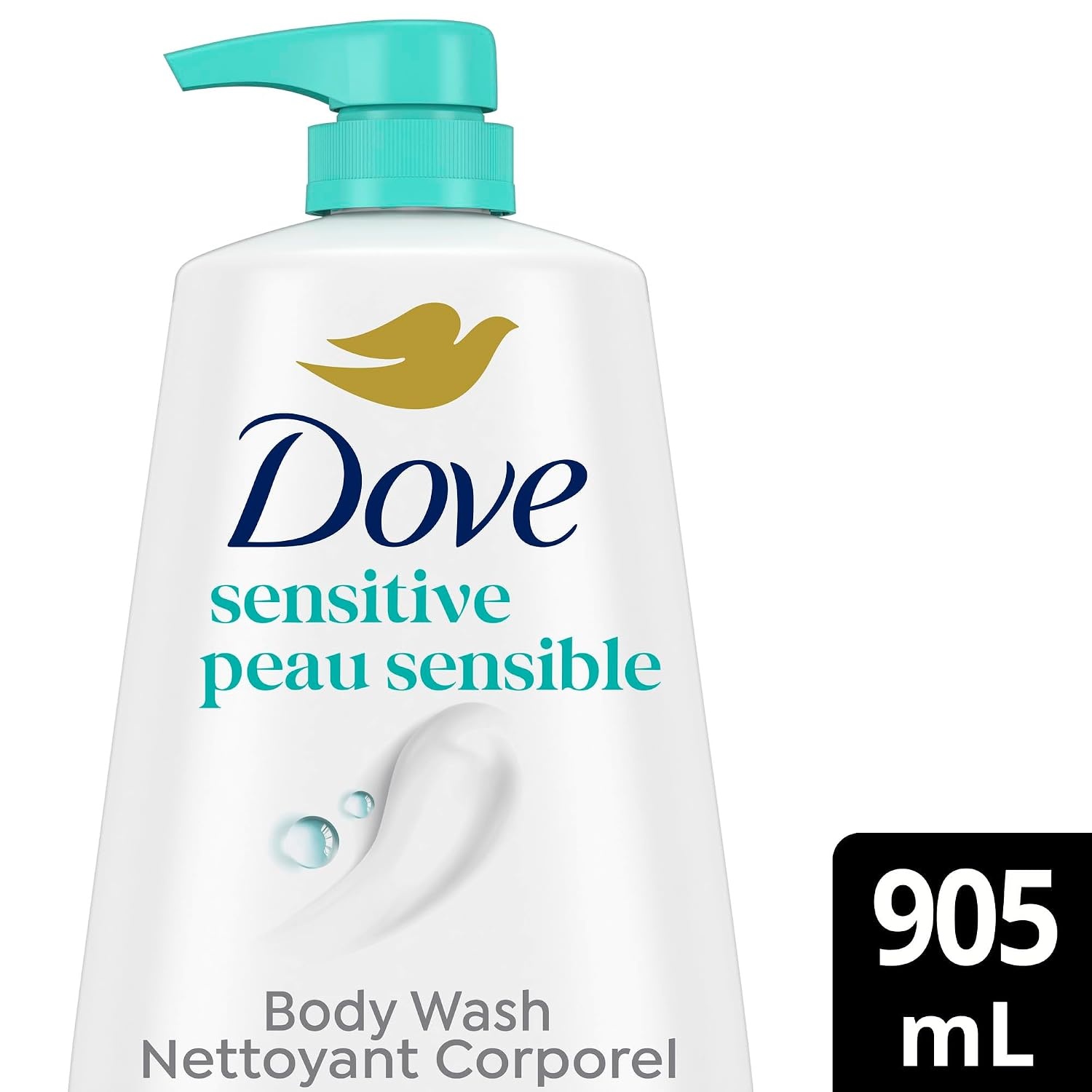 image:imageDove Body Wash Sensitive Skin 306 oz Pump 3 Pack Sulfate FreeUnscented