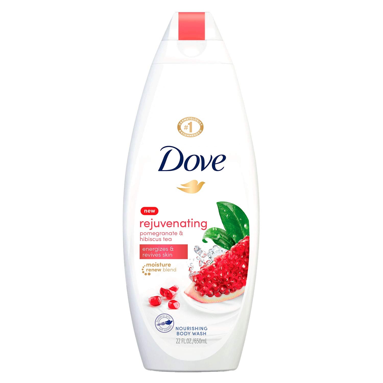 image:imageDove Body Wash for Softer Smoother Skin After Just One Use Rejuvenating Pomegranate and Hibiscus Tea Effectively Washes Away Bacteria While Nourishing Your Skin 22 Fl Ounce Pack of 4Pomegranate and Hibiscus Tea