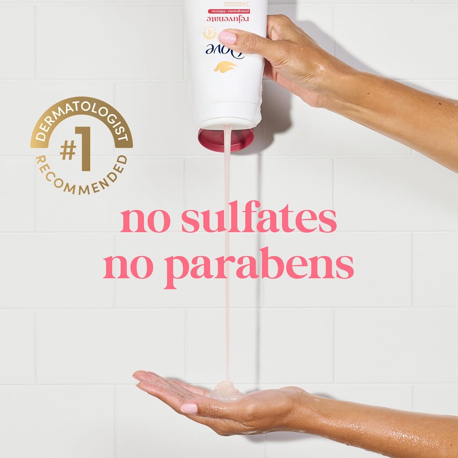 image:imageDove Body Wash for Softer Smoother Skin After Just One Use Rejuvenating Pomegranate and Hibiscus Tea Effectively Washes Away Bacteria While Nourishing Your Skin 22 Fl Ounce Pack of 4Pomegranate