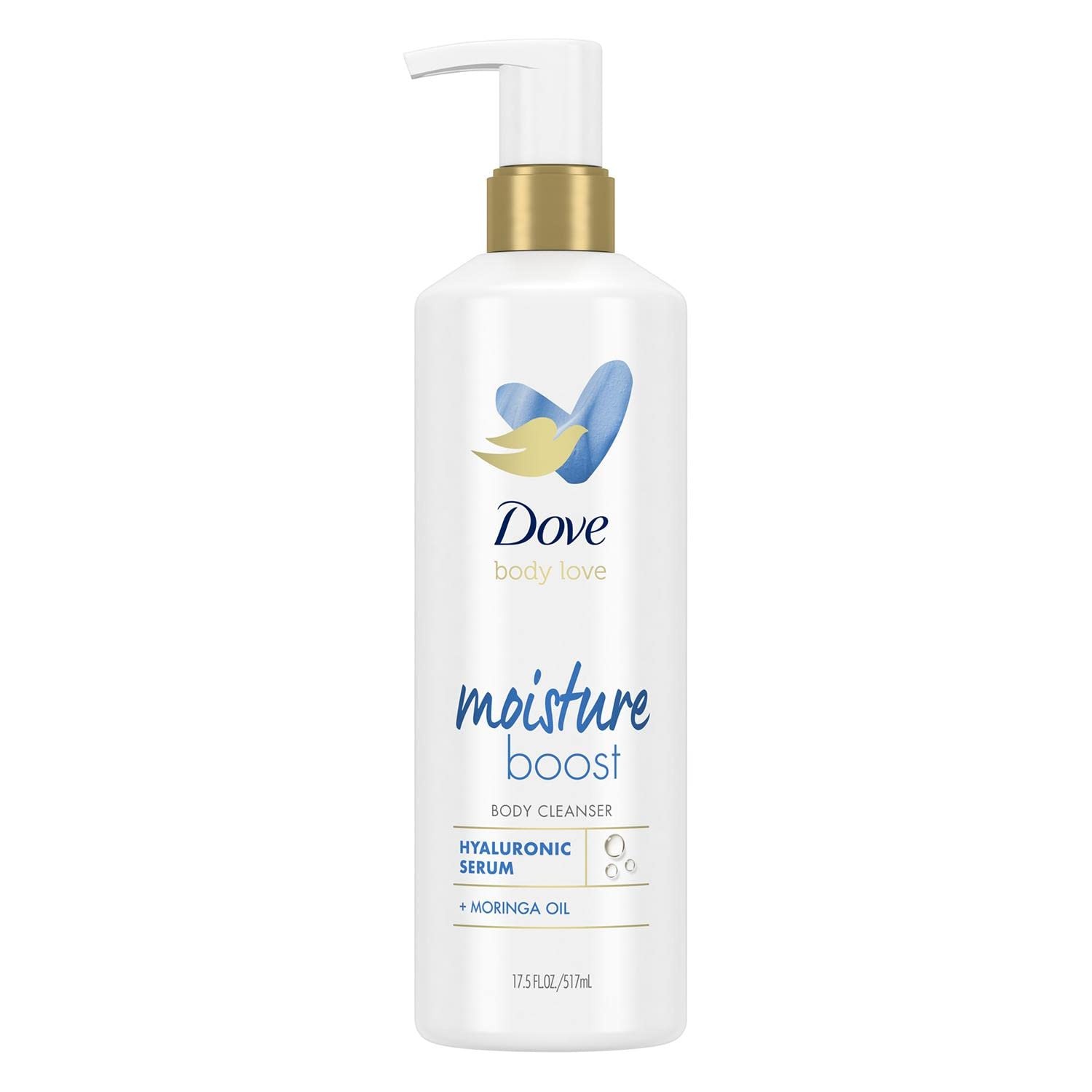 image:imageDove Body loveDrylotionBodyUnisexHyaluronic Acid and Moringa OilAdultMoisture BoostBody washCruelty FreeUnscented