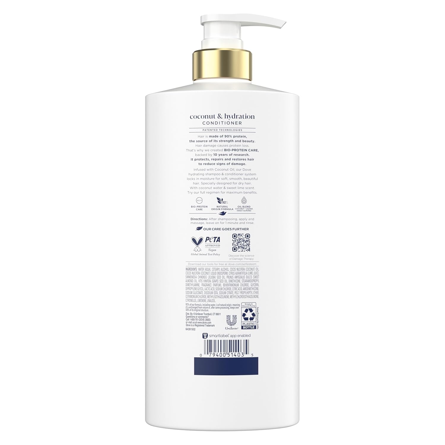image:imageDove Coconut amp Hydration Conditioner for Dry Hair with Coconut Oil 28oz