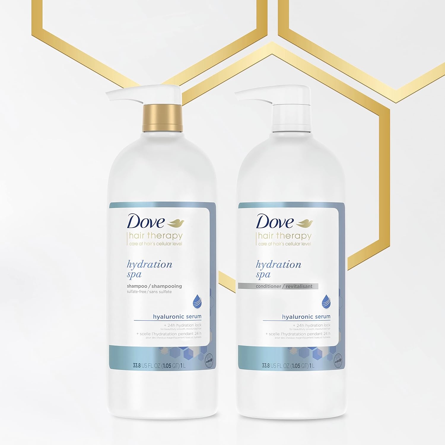 image:imageDove Conditioner Hydration Spa for Dry Hair Hair Conditioner with Hyaluronic Serum 338 oz