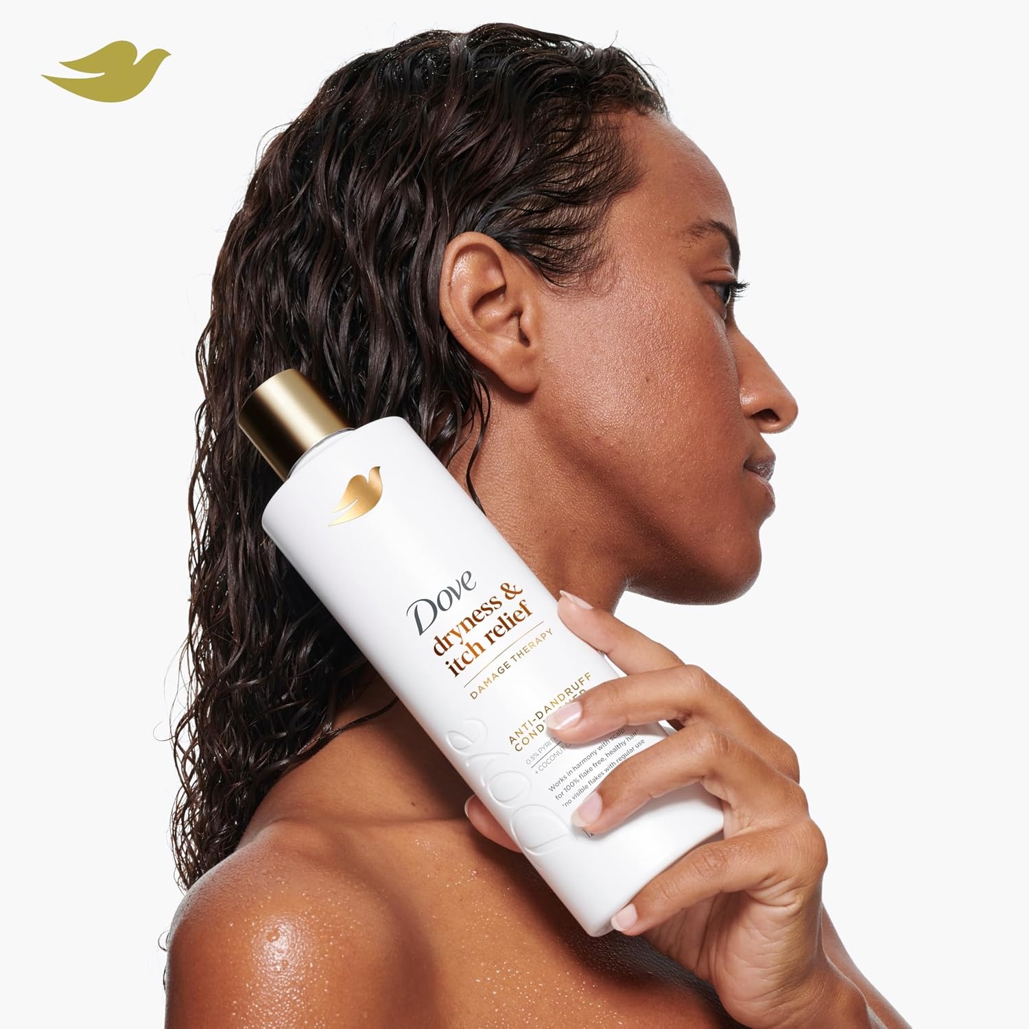 image:imageDove Damage Therapy Derma Conditioner Dryness Itch for Flaky Scalp with Pyrithione Zinc and Coconut Oil 12 Fl OzCoconut