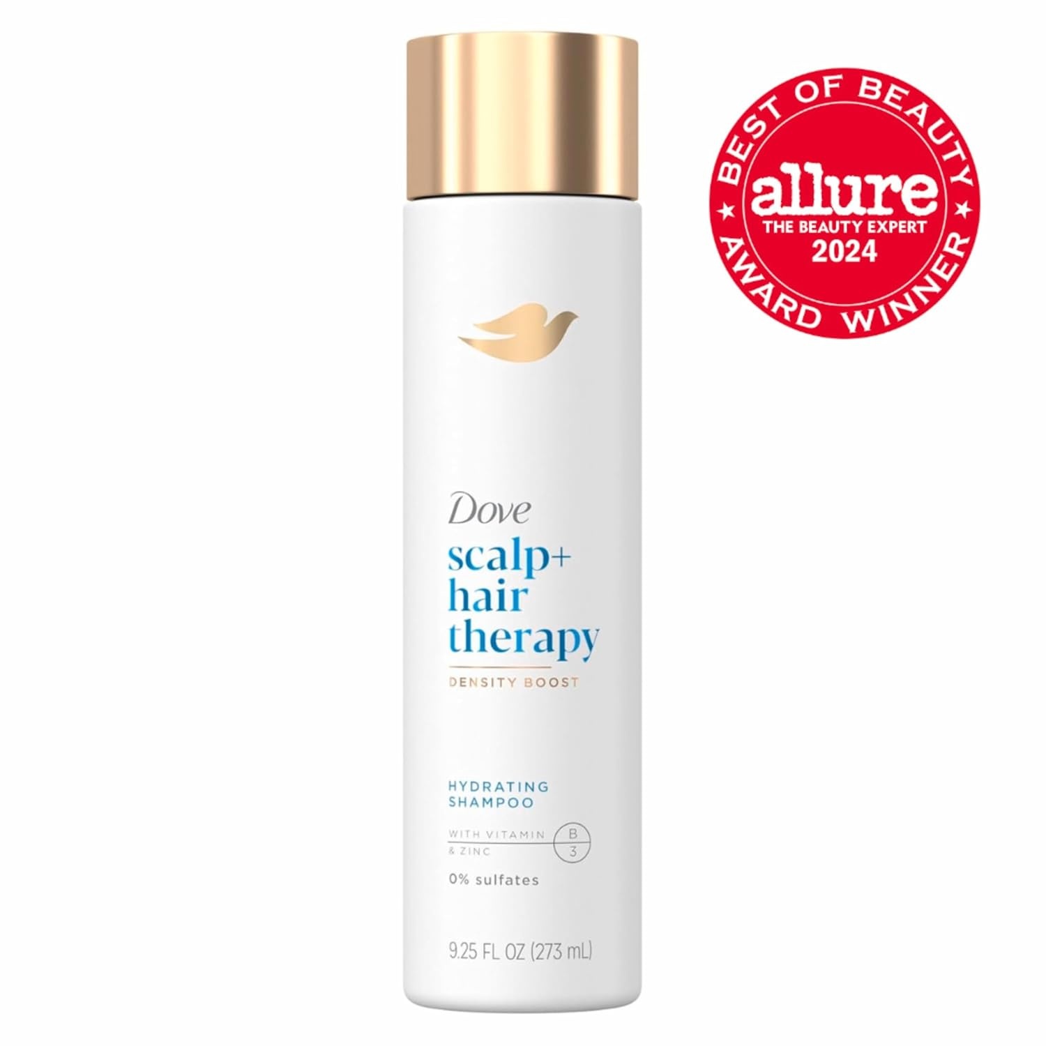 image:imageDove Density Boost Clarifying Shampoo Scalp Hair Therapy for Gentle Cleansing with Vitamin B3 Zinc and 0 sulfates 925 oz925 Fl Oz Pack of 2