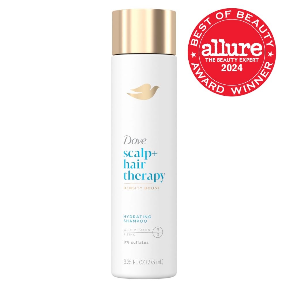 image:imageDove Density Boost Clarifying Shampoo Scalp Hair Therapy for Gentle Cleansing with Vitamin B3 Zinc and 0 sulfates 925 oz925 Fl Oz Pack of 2