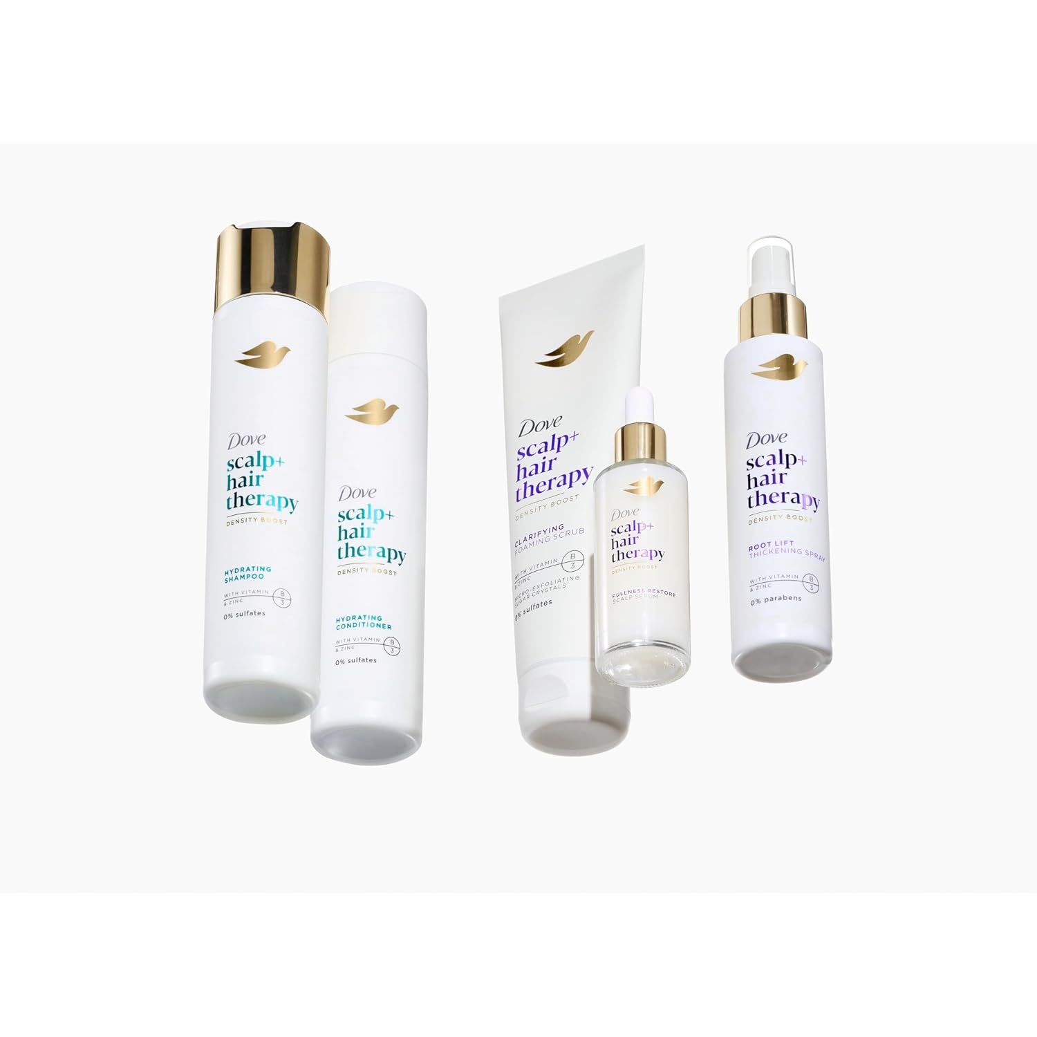 image:imageDove Density Boost Clarifying Shampoo Scalp Hair Therapy for Gentle Cleansing with Vitamin B3 Zinc and 0 sulfates 925 oz925 Fl Oz Pack of 2