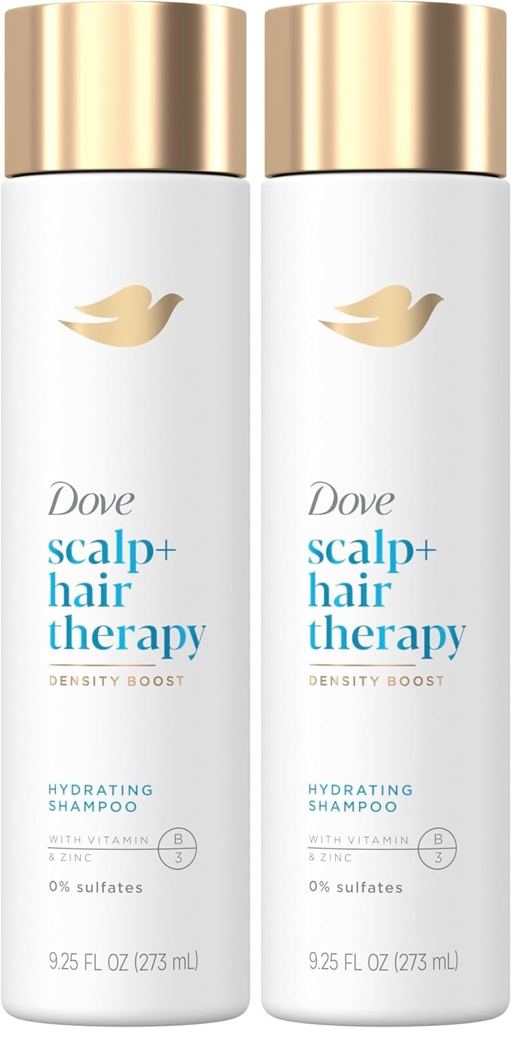 image:imageDove Density Boost Clarifying Shampoo Scalp Hair Therapy for Gentle Cleansing with Vitamin B3 Zinc and 0 sulfates 925 oz925 Fl Oz Pack of 2