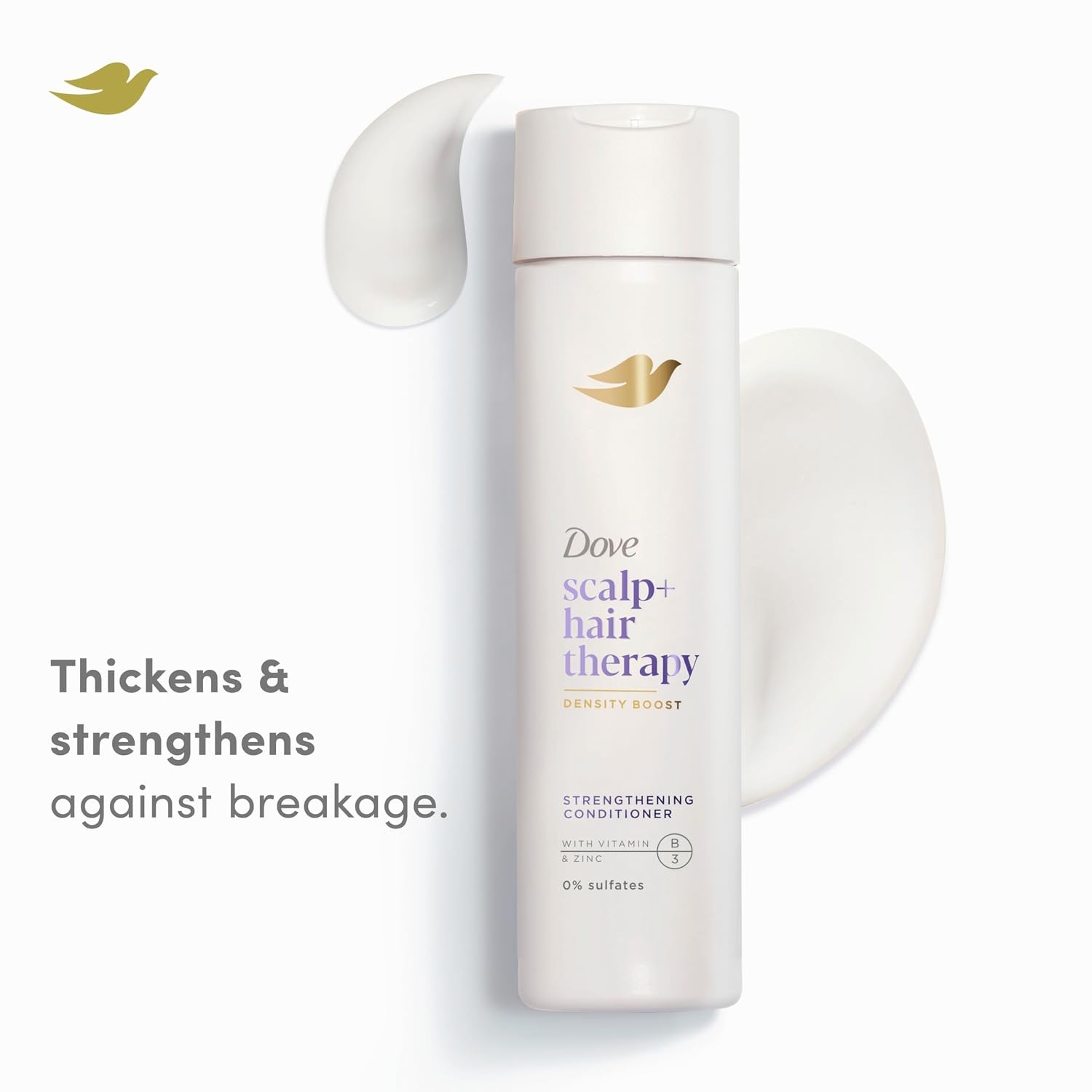 image:imageDove Density Boost Hydrating Conditioner Scalp Therapy for Dry Hair with Vitamin B3 Zinc and 0 Sulfates 925 oz925 Fl Oz Pack of 1