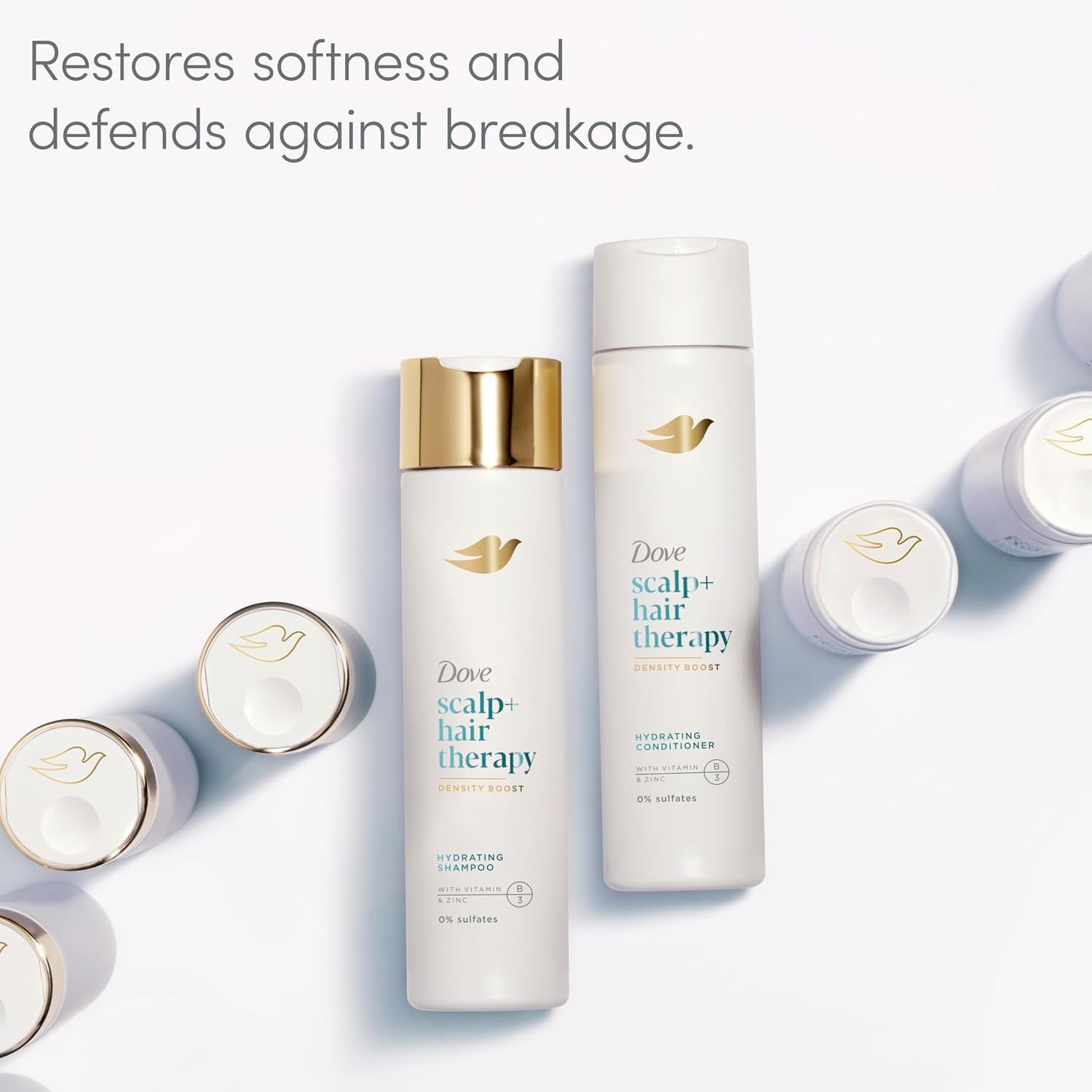 image:imageDove Density Boost Hydrating Conditioner Scalp Therapy for Dry Hair with Vitamin B3 Zinc and 0 Sulfates 925 oz925 Fl Oz Pack of 1