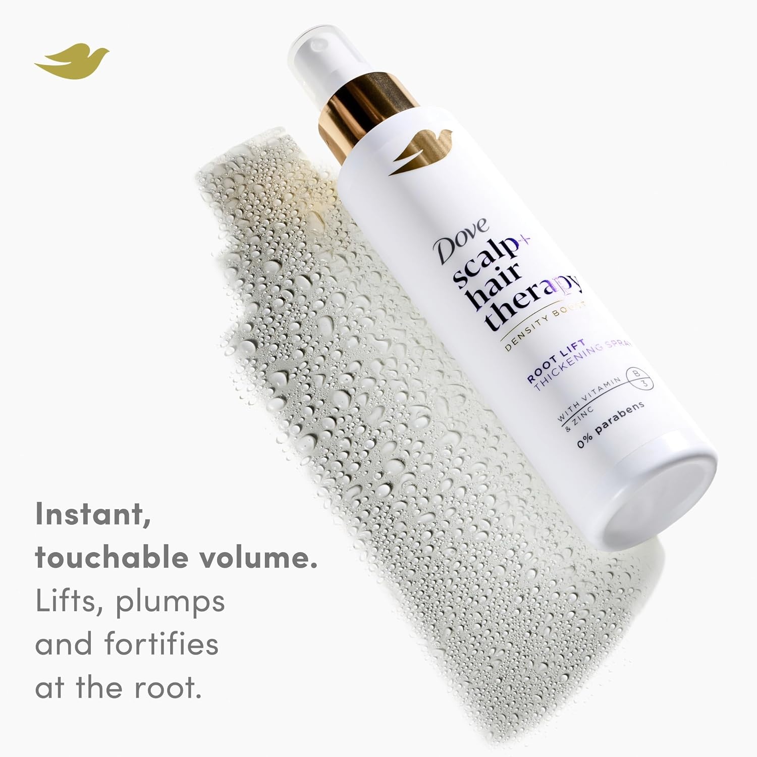 image:imageDove Density Boost Root Lift Thickening Spray for Fuller Hair and Scalp Therapy with Vitamin B3 Zinc and 0 sulfates 5 oz5 Fl Oz Pack of 1