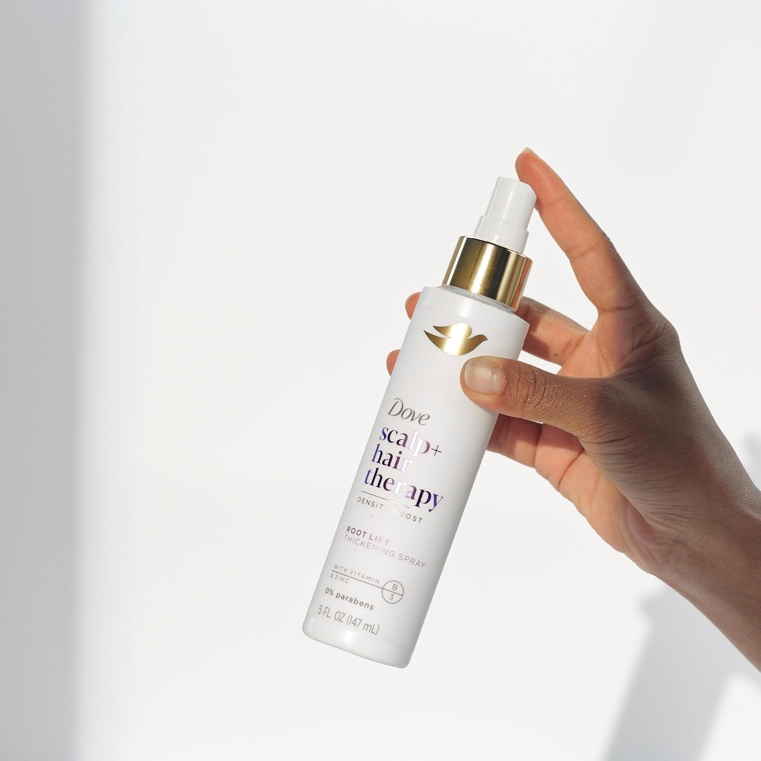 image:imageDove Density Boost Root Lift Thickening Spray for Fuller Hair and Scalp Therapy with Vitamin B3 Zinc and 0 sulfates 5 oz5 Fl Oz Pack of 2