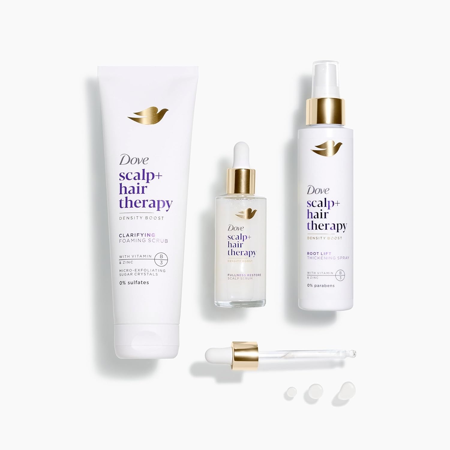image:imageDove Density Boost Root Lift Thickening Spray for Fuller Hair and Scalp Therapy with Vitamin B3 Zinc and 0 sulfates 5 oz5 Fl Oz Pack of 2