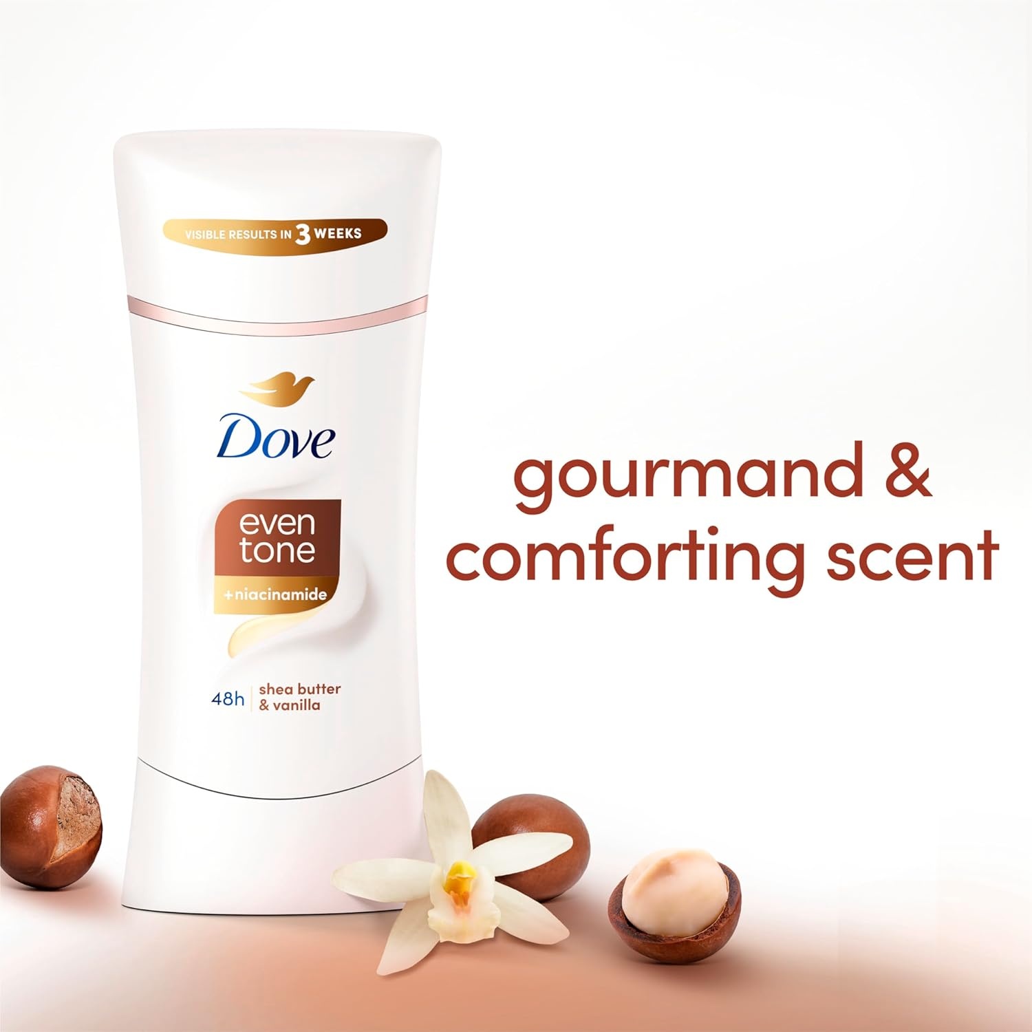 image:imageDove Even Tone Antiperspirant Deodorant Shea Butter amp Vanilla 26oz 3PK26 Ounce Pack of 3