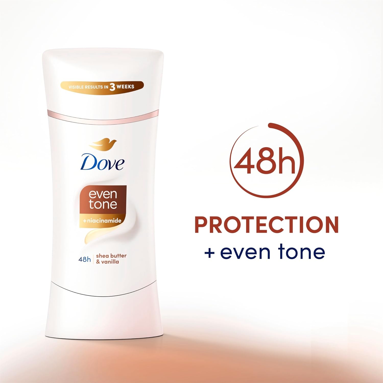 image:imageDove Even Tone Antiperspirant Deodorant Shea Butter amp Vanilla 26oz 3PK26 Ounce Pack of 3