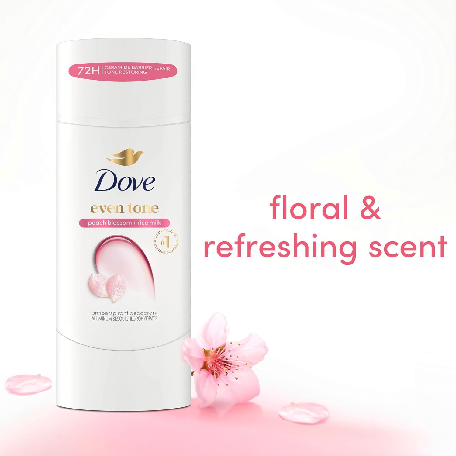 image:imageDove Even Tone Antiperspirant Stick Peach Blossom amp Rice Milk 3PK 26 oz26 Ounce Pack of 1