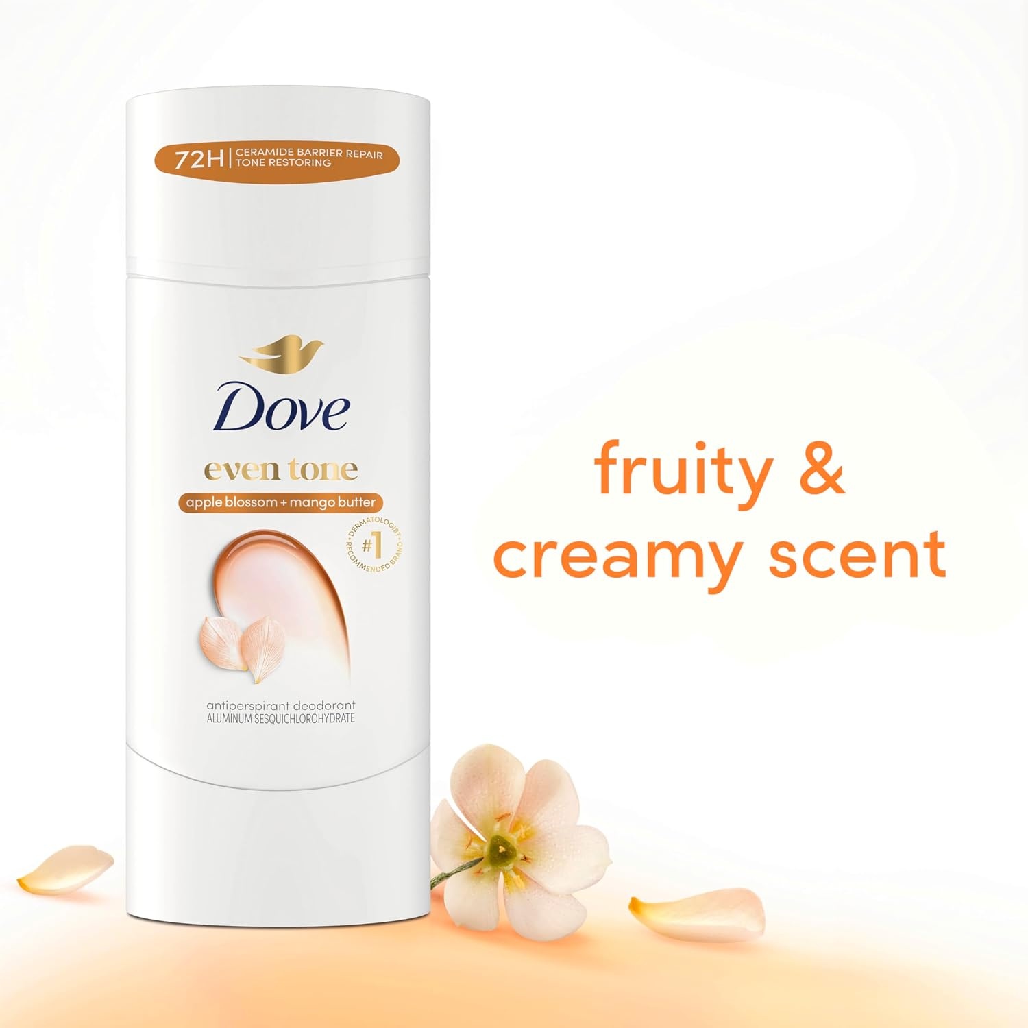 image:imageDove Even Tone Antiperspirant Stick Peach Blossom amp Rice Milk 3PK 26 oz26 Ounce Pack of 1