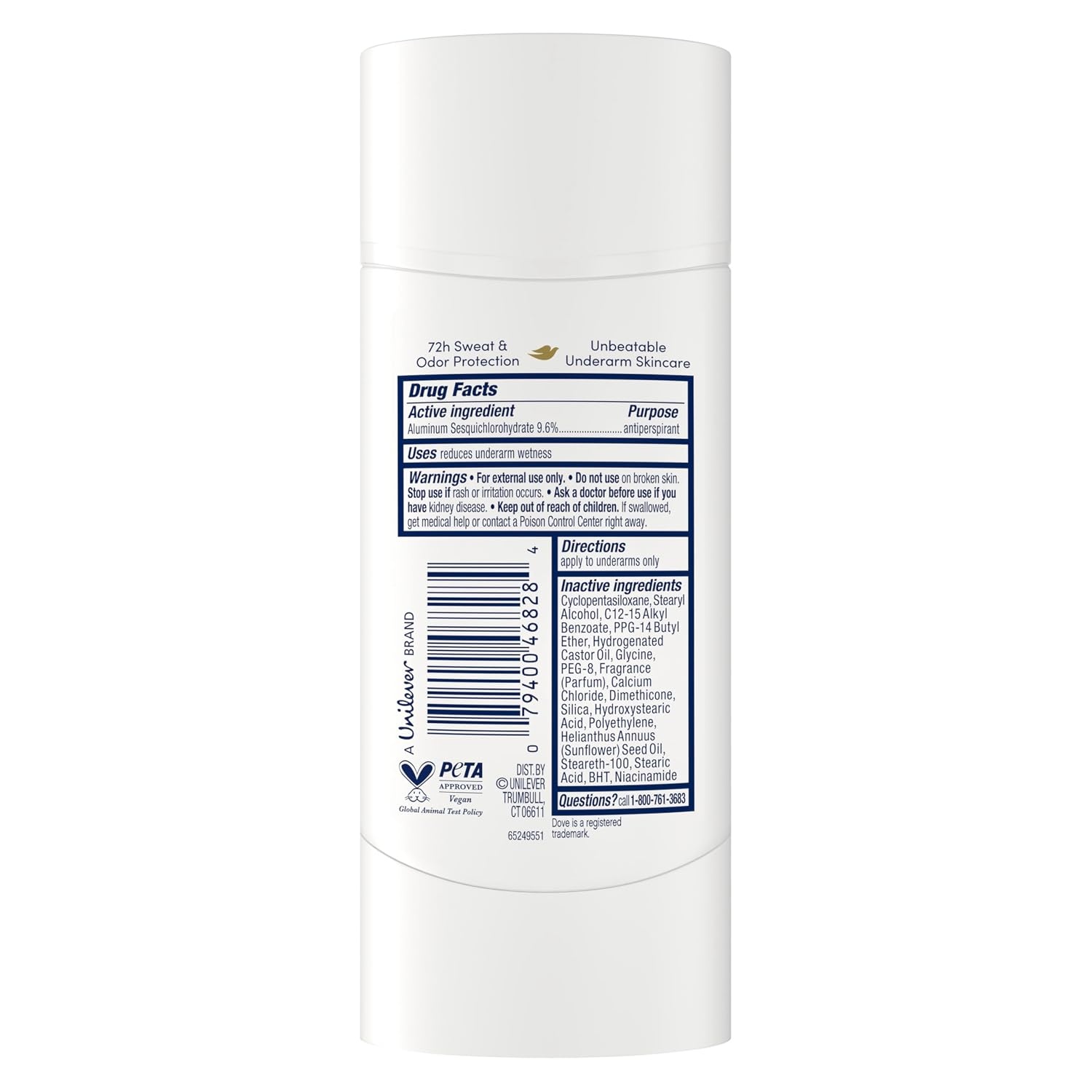 image:imageDove Even Tone Antiperspirant Stick Peach Blossom amp Rice Milk 3PK 26 oz26 Ounce Pack of 1