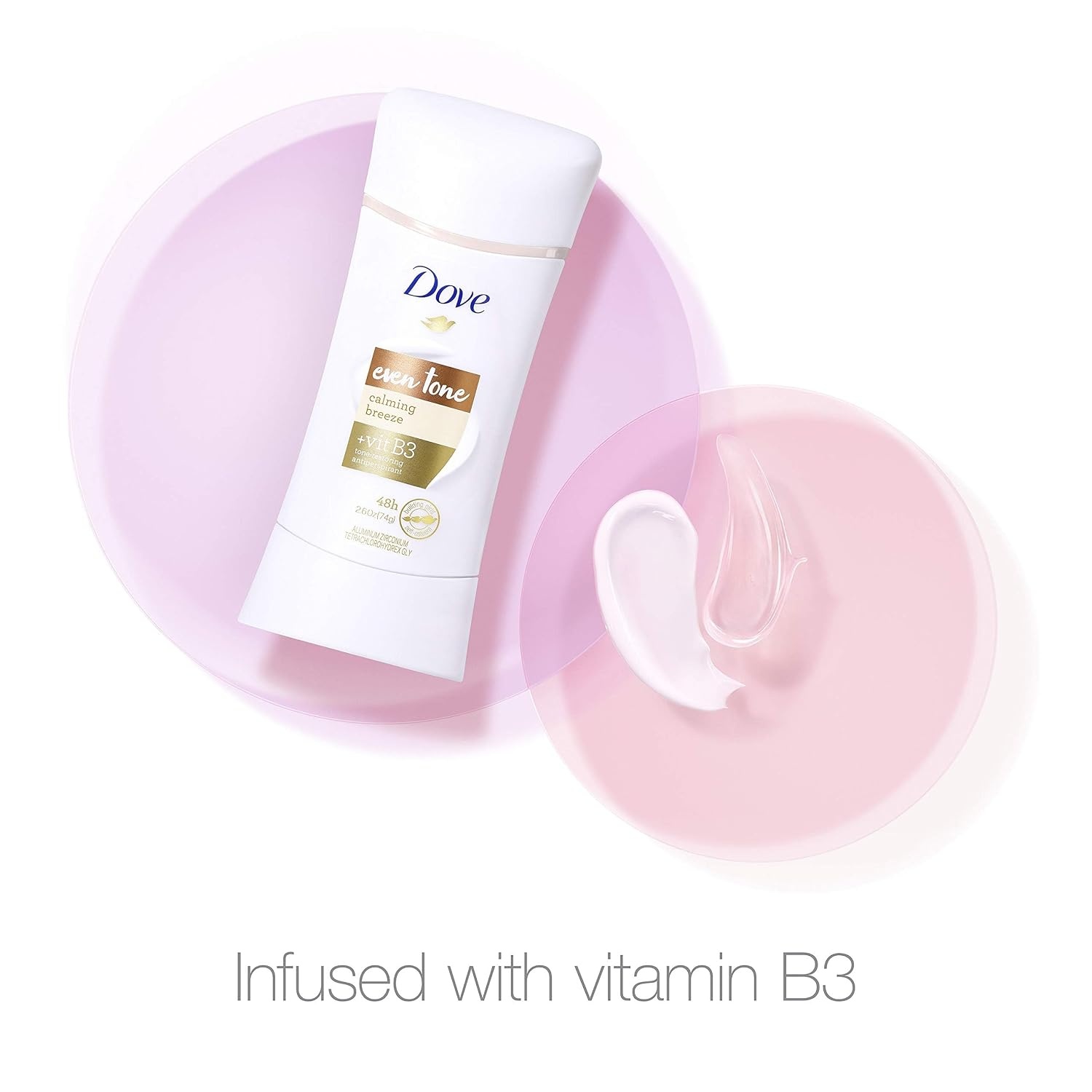 image:imageDove Even Tone Antiperspirant Stick Peach Blossom amp Rice Milk 3PK 26 oz26 Ounce Pack of 3